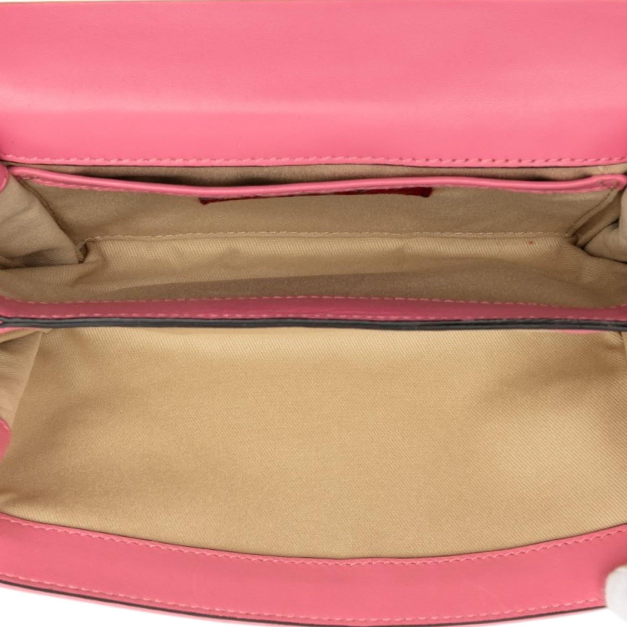 Valentino Leather Rockstud Va Va Voom Clutch on Chain