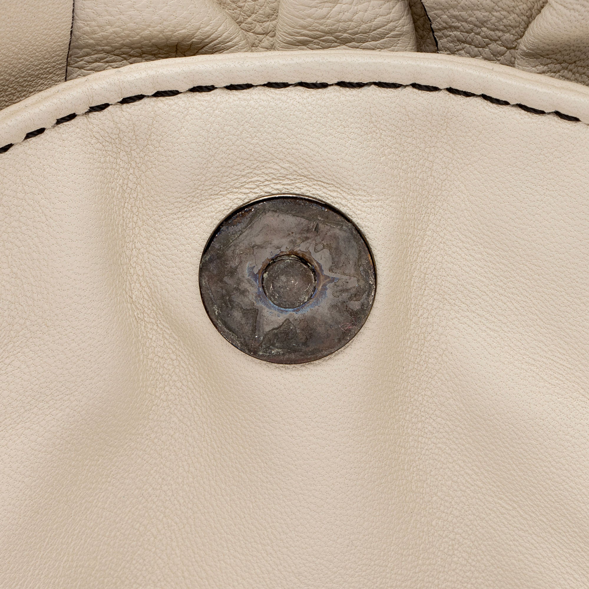Valentino Leather Ruffle Satchel (SHF-FhNS97)