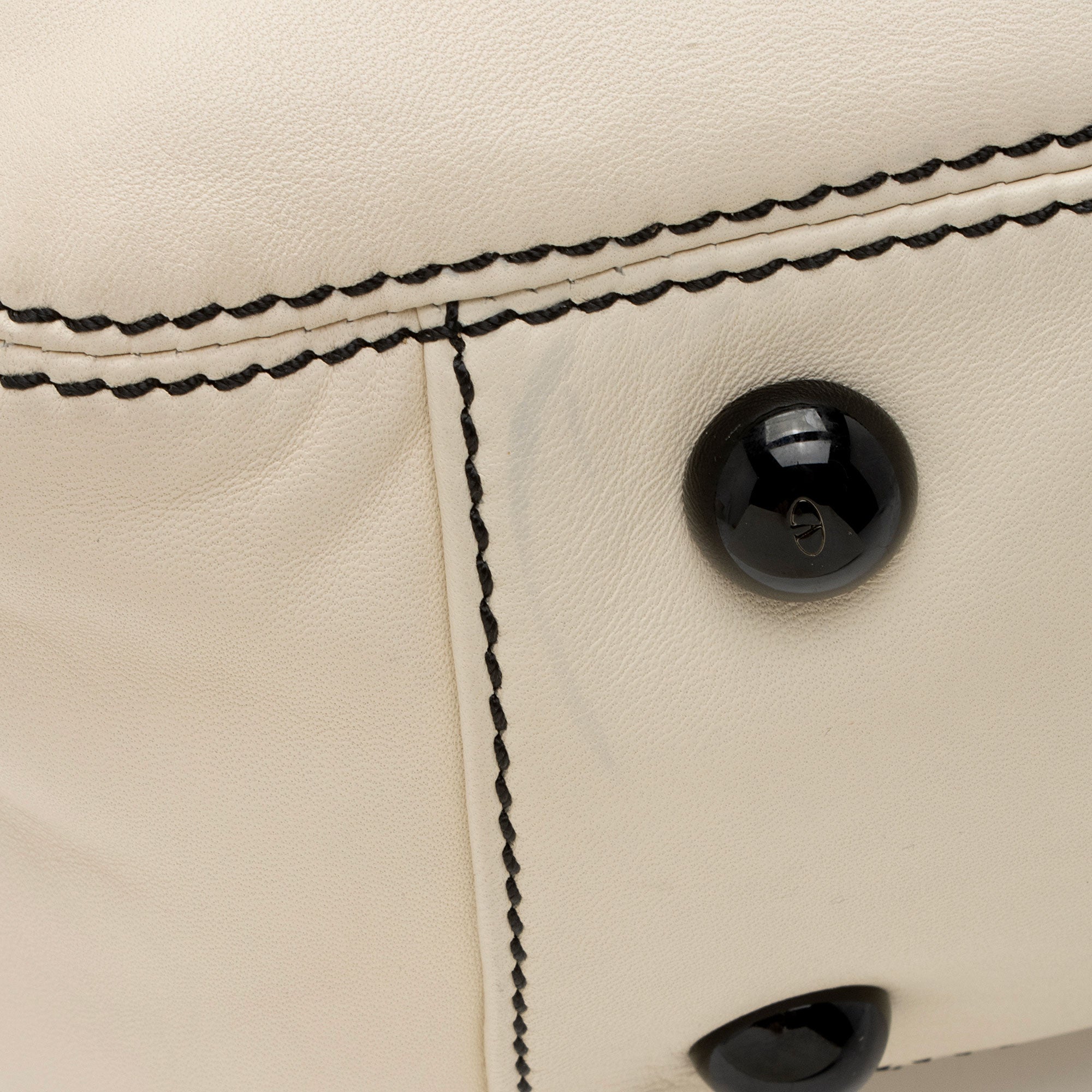 Valentino Leather Ruffle Satchel (SHF-FhNS97)
