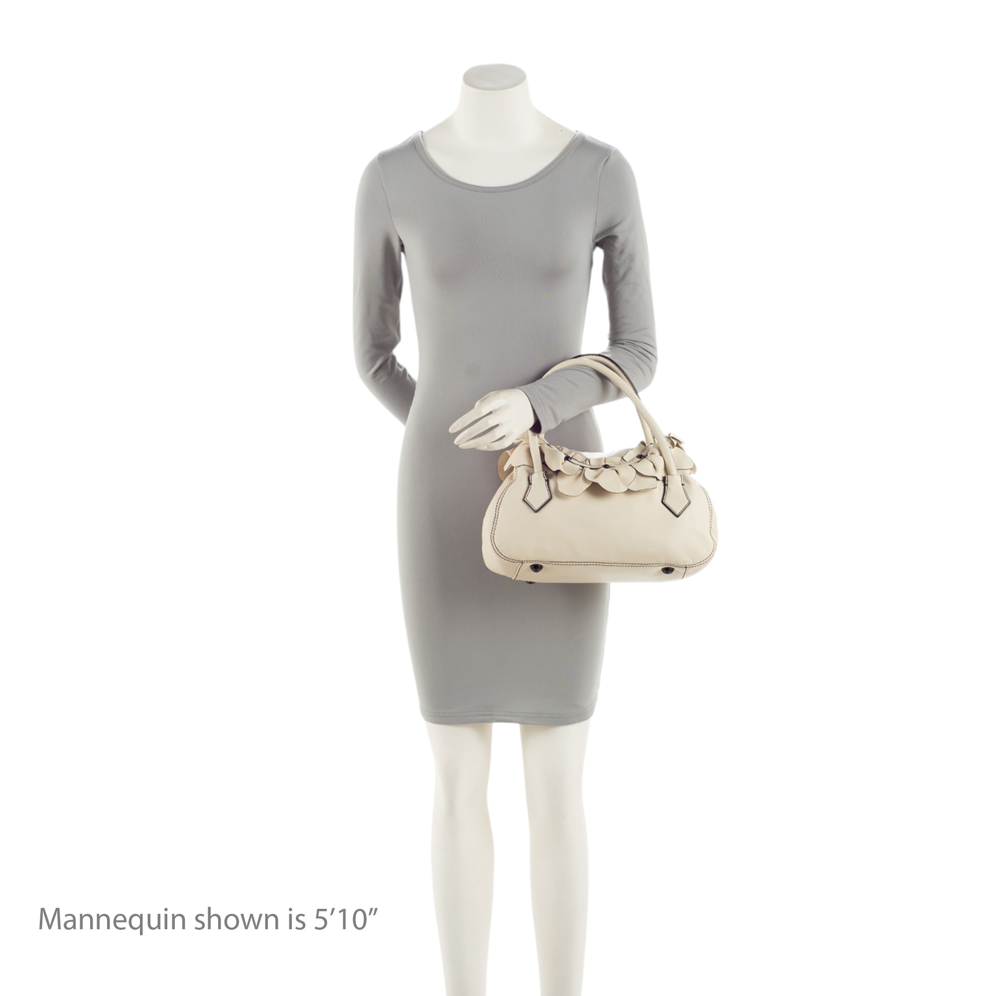 Valentino Leather Ruffle Satchel (SHF-FhNS97)