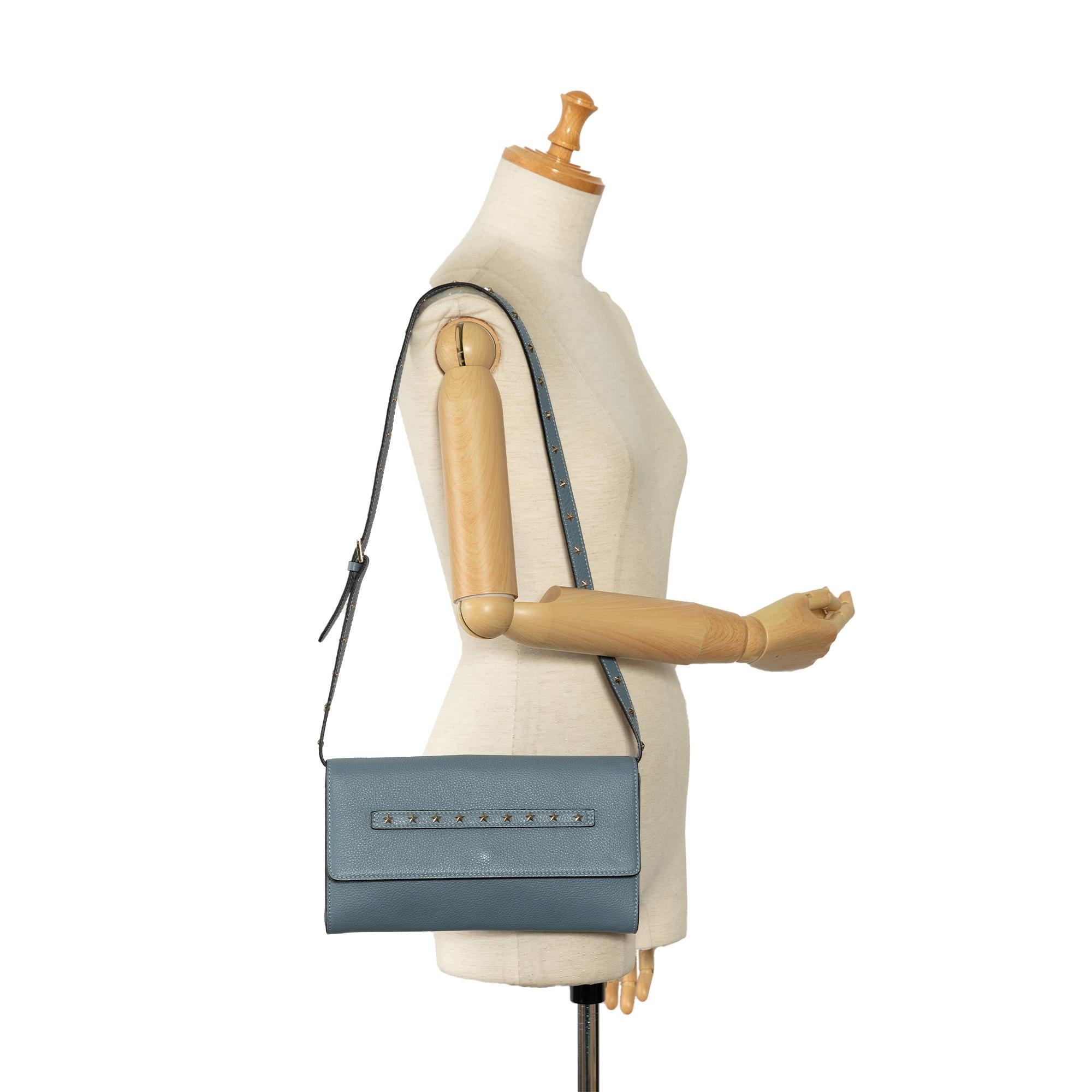 Valentino Leather Star Studded Crossbody