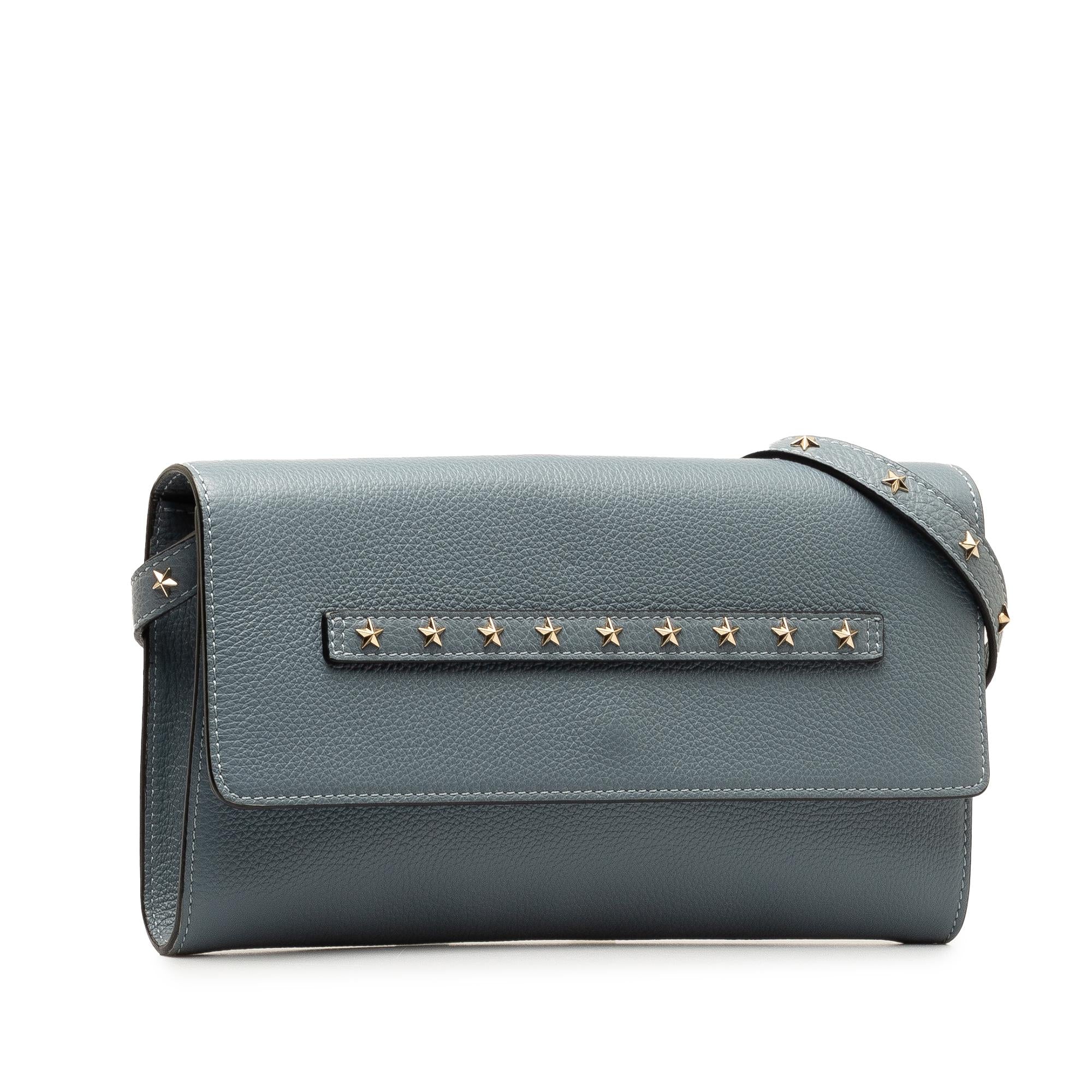 Valentino Leather Star Studded Crossbody