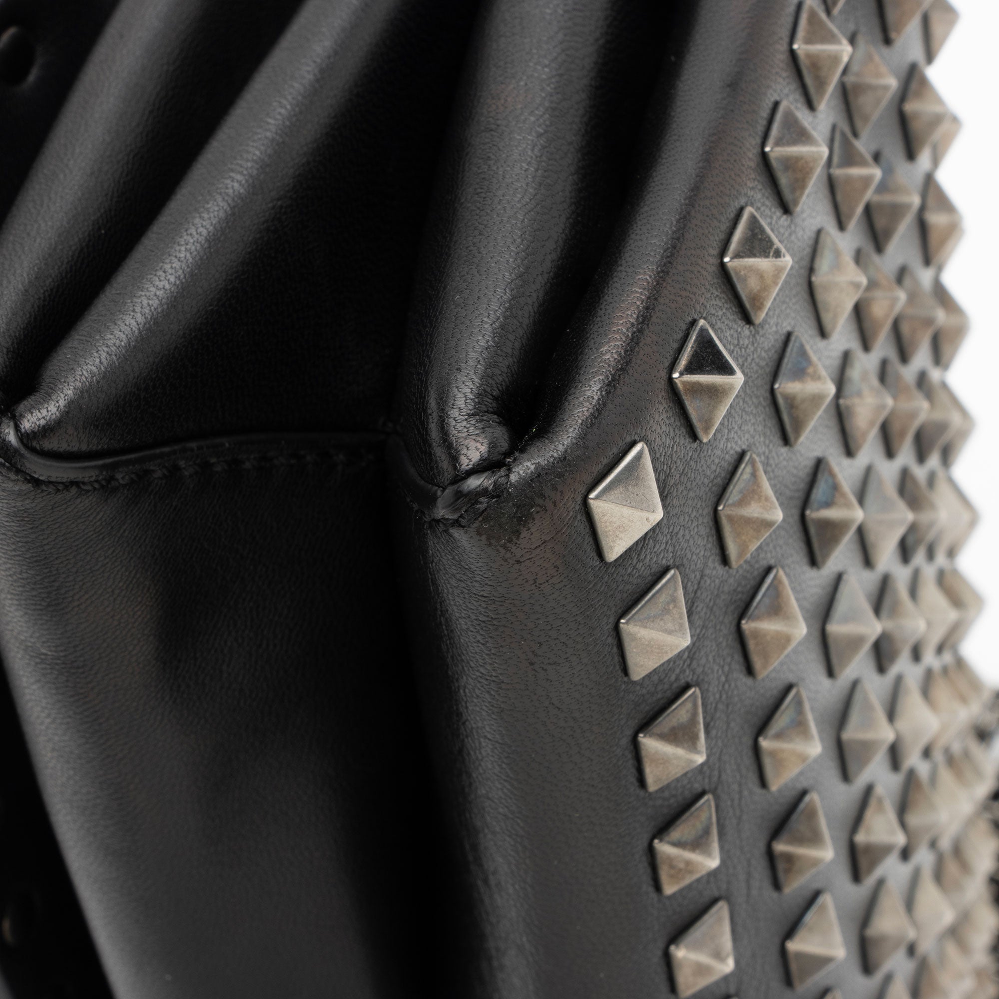 Valentino Leather Studded Va Va Voom Shoulder Bag