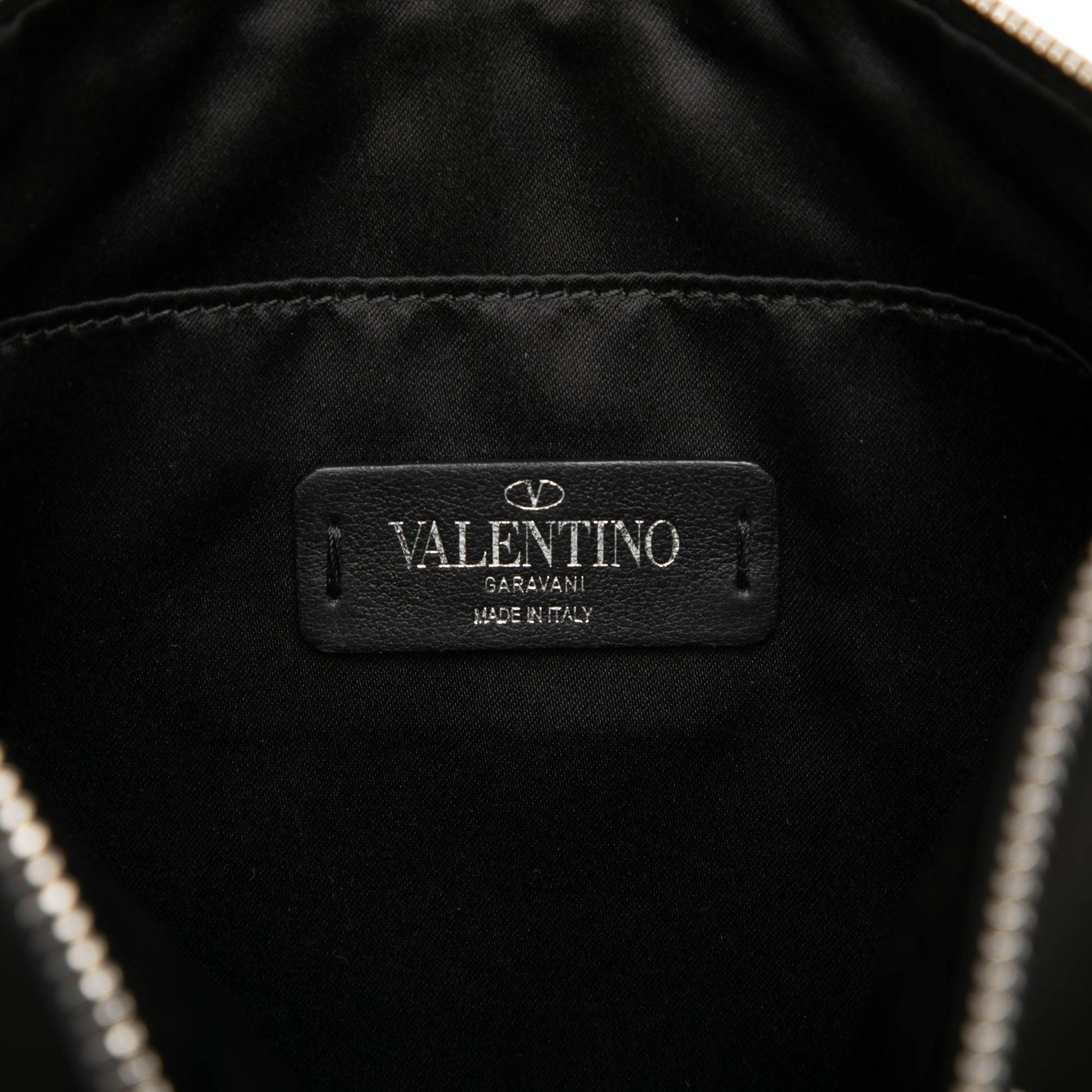 Valentino Leather VLTN Clutch