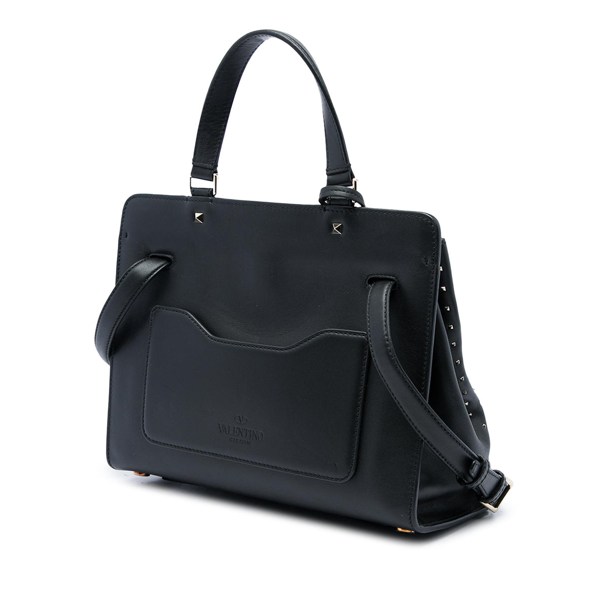 Valentino Medium Calfskin Rockstud Joylock Satchel