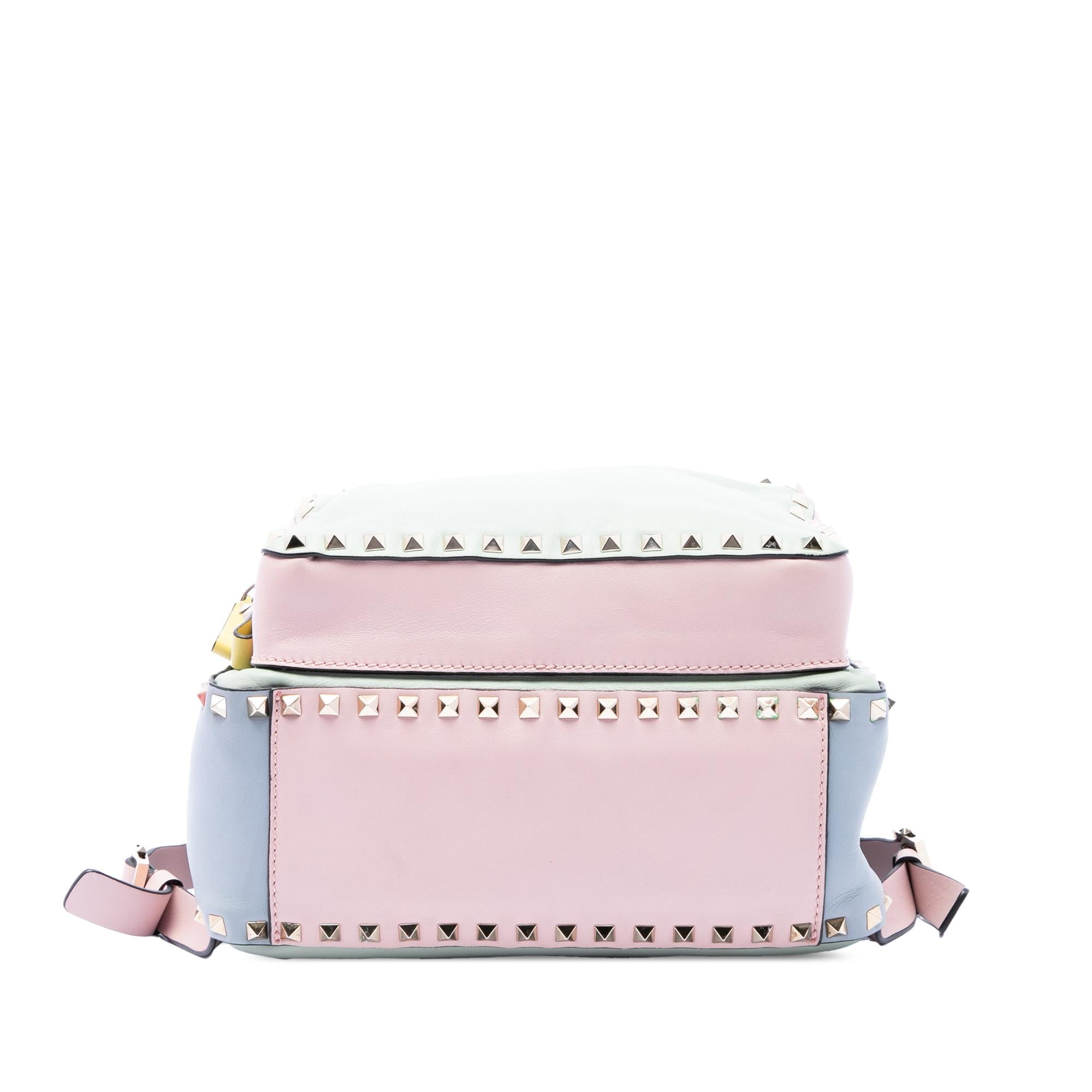 Valentino Medium Calfskin Watercolor Rockstud Backpack