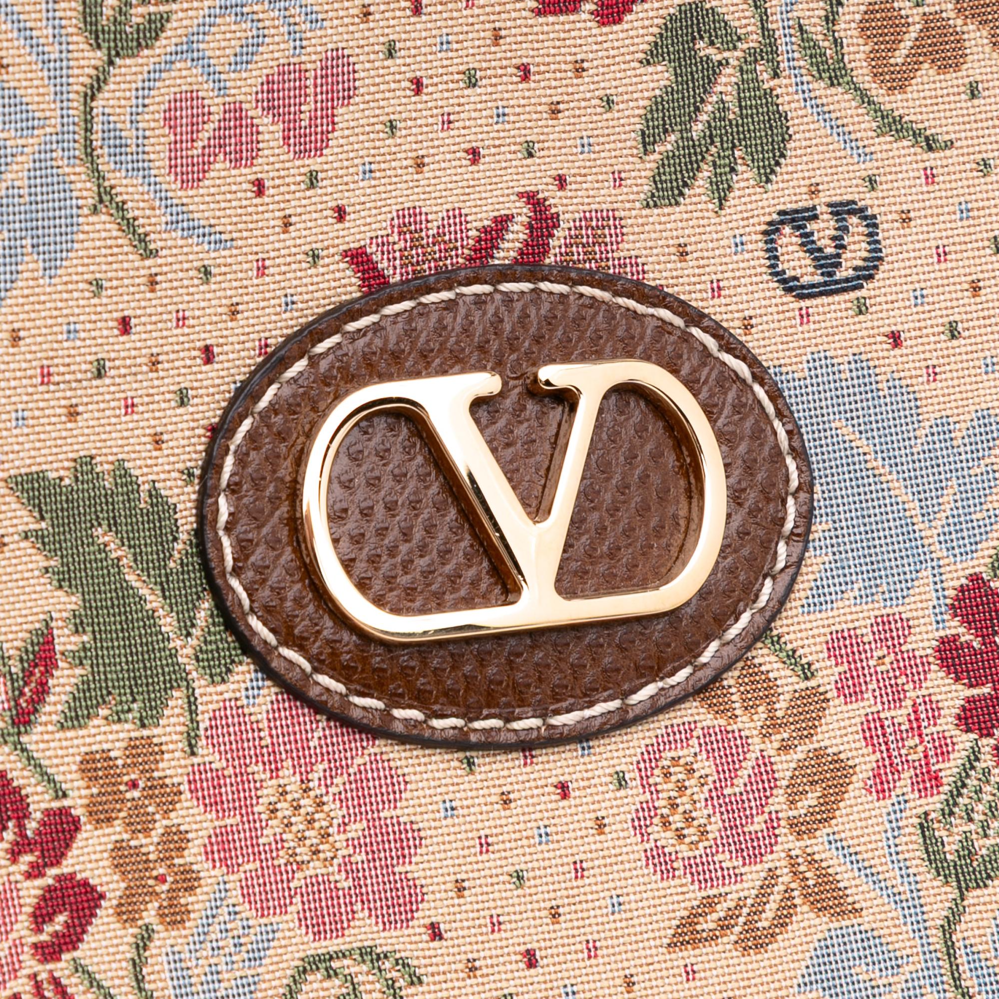 Valentino Medium Canvas Antibes Shopping Bag