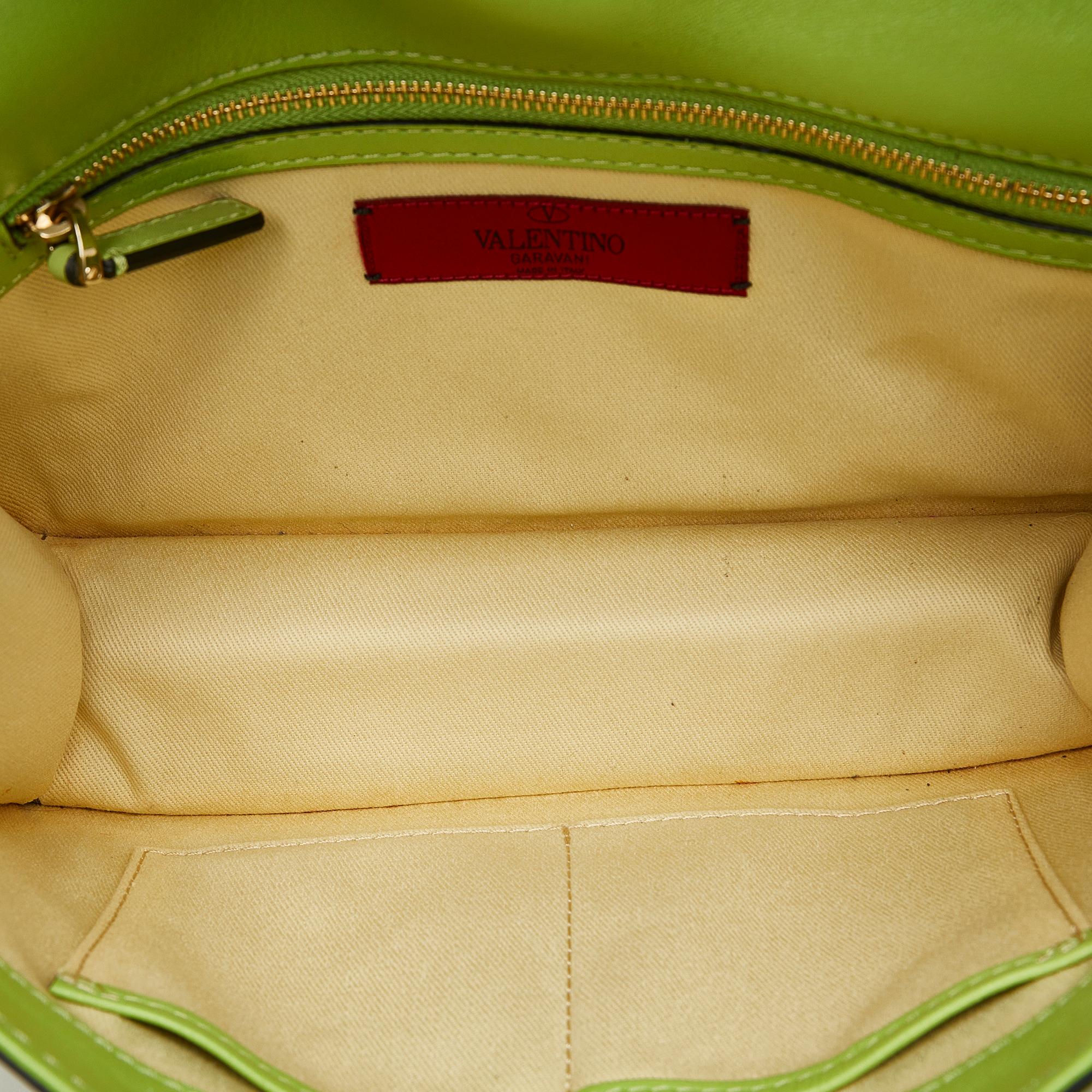 Valentino Medium Crystal Embellished Glam Lock Crossbody (SHG-yANQEI)