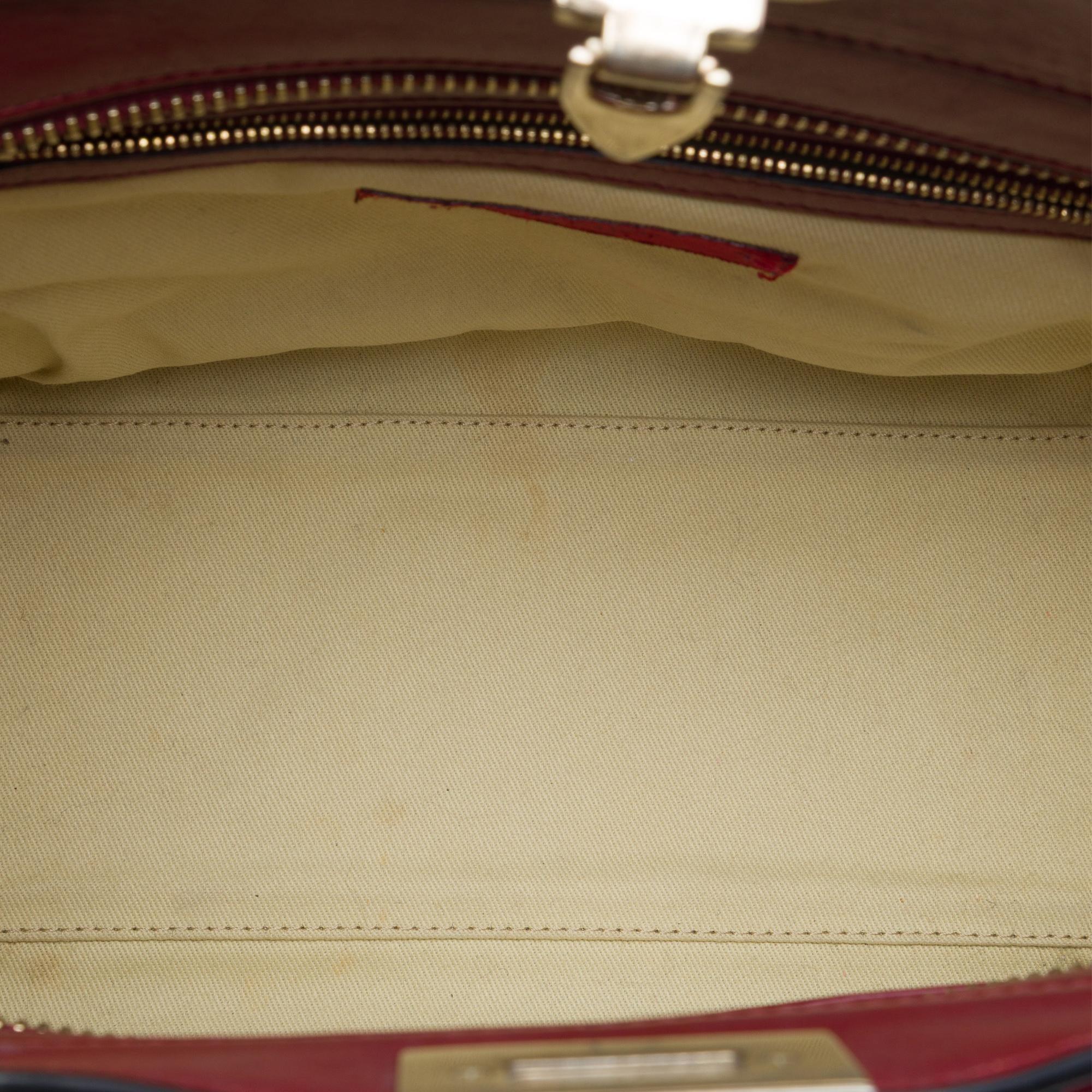 Valentino Medium Leather Rockstud Double Handle Tote