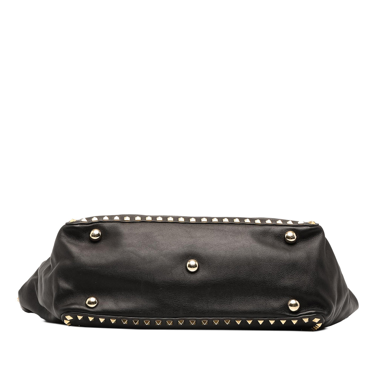 Valentino Medium Leather Rockstud Trapeze Satchel