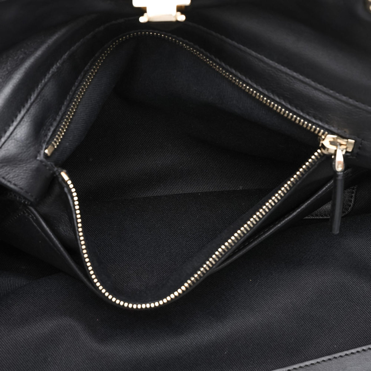 Valentino Medium Leather Rockstud Trapeze Satchel
