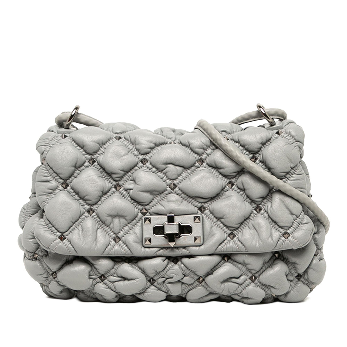 Valentino Medium Nappa Rockstud Spikeme Flap Crossbody