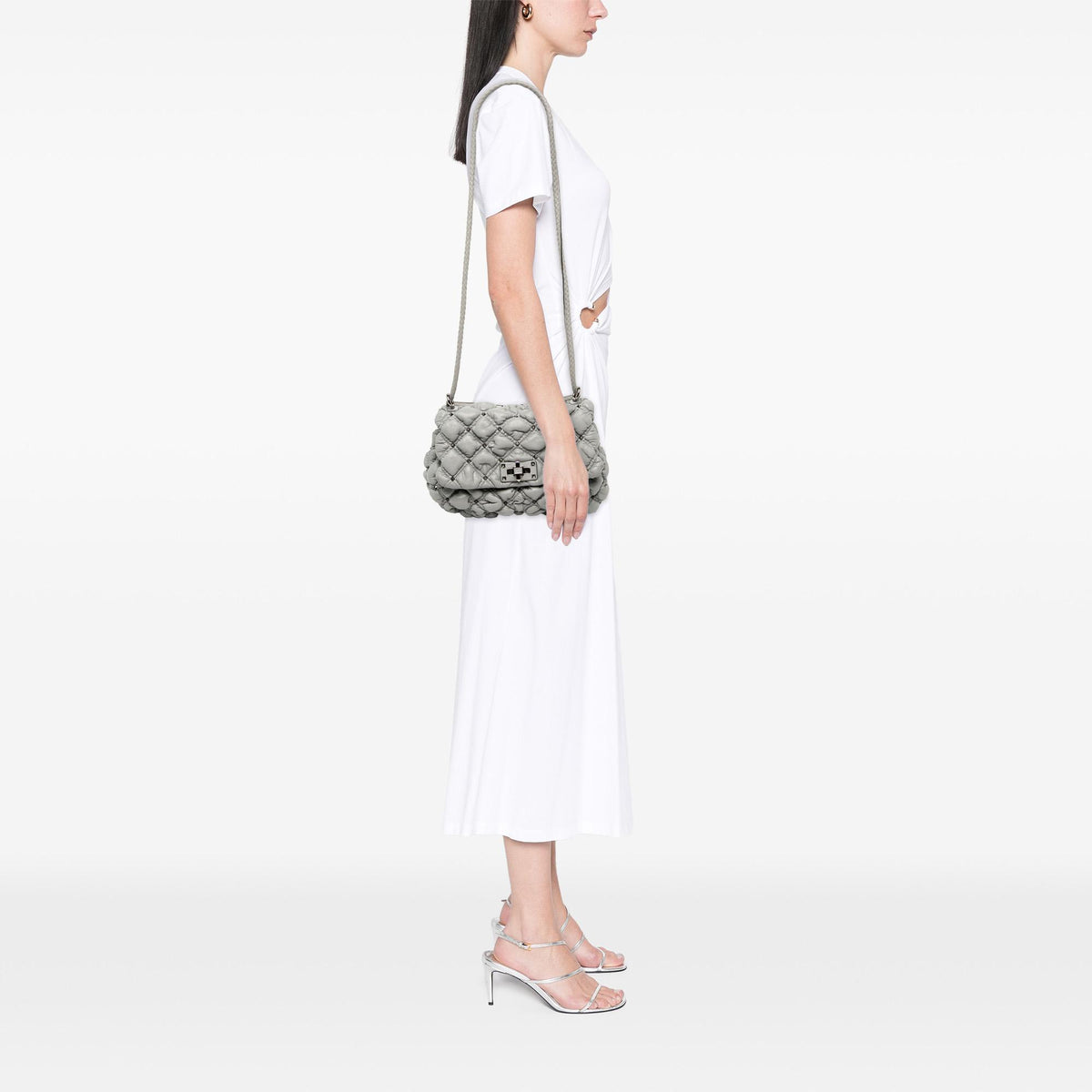 Valentino Medium Nappa Rockstud Spikeme Flap Crossbody