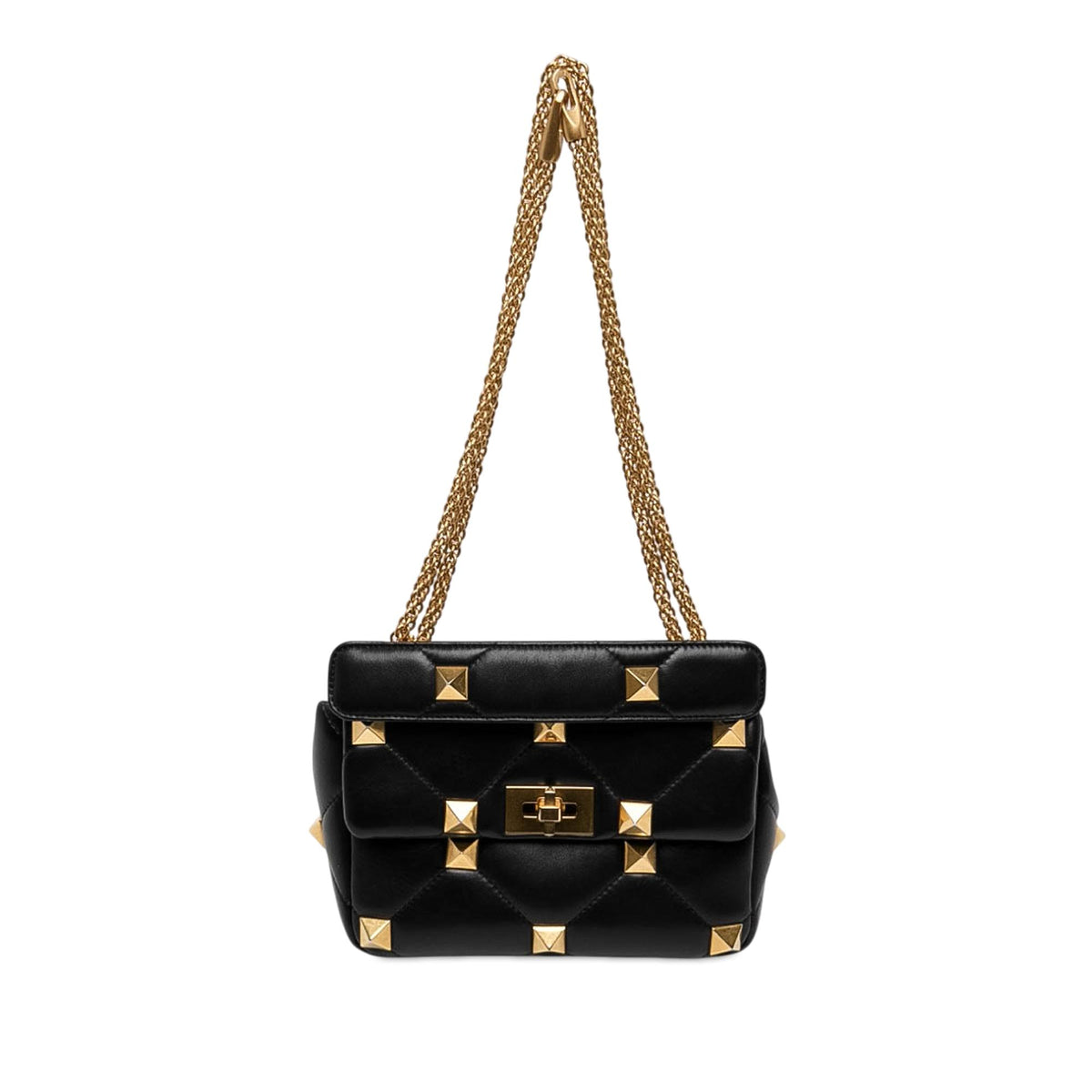 Valentino Medium Nappa Roman Stud Satchel