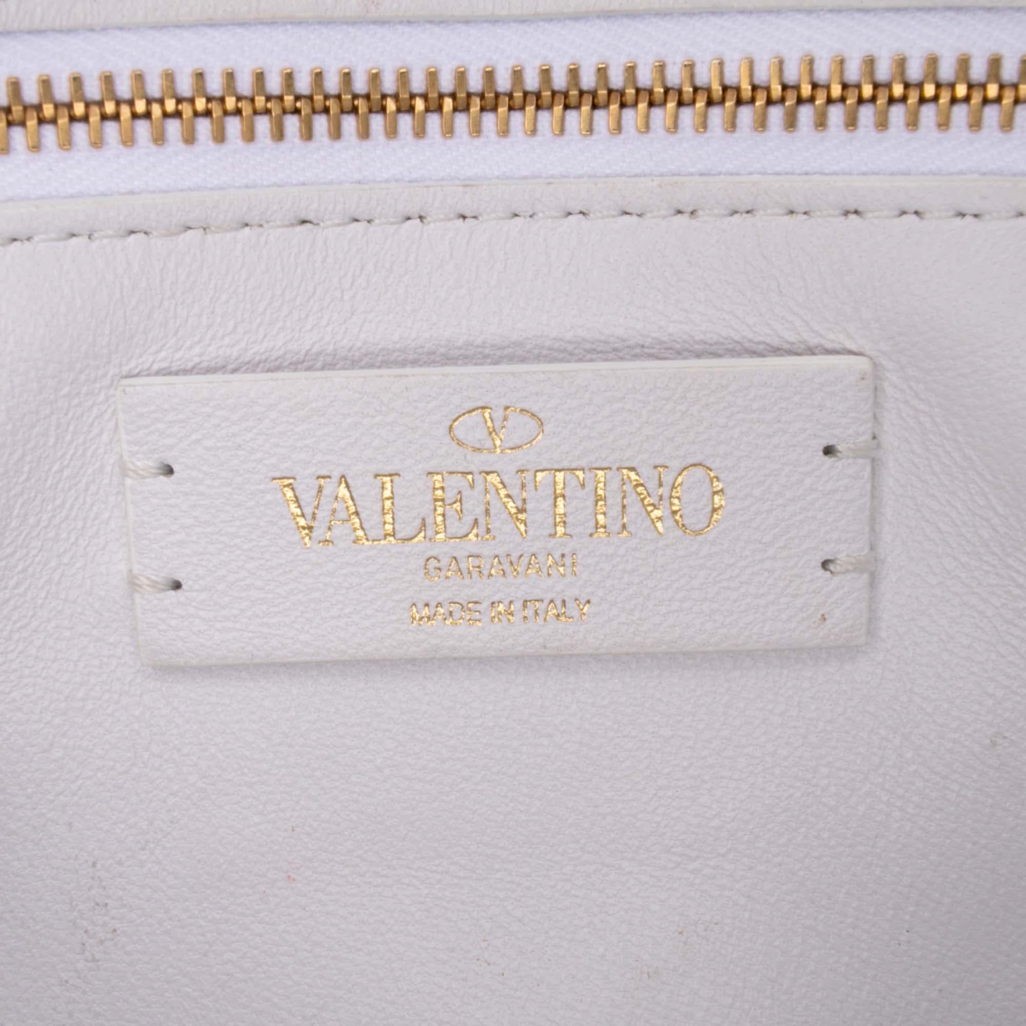 Valentino Medium PVC Roman Stud Satchel