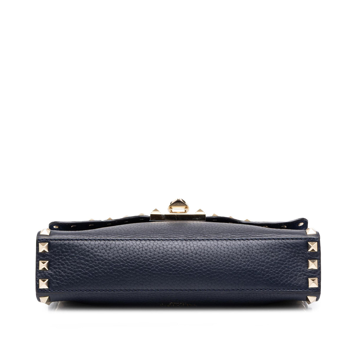 Valentino Medium Pebbled Calfskin Rockstud Flip Lock Crossbody