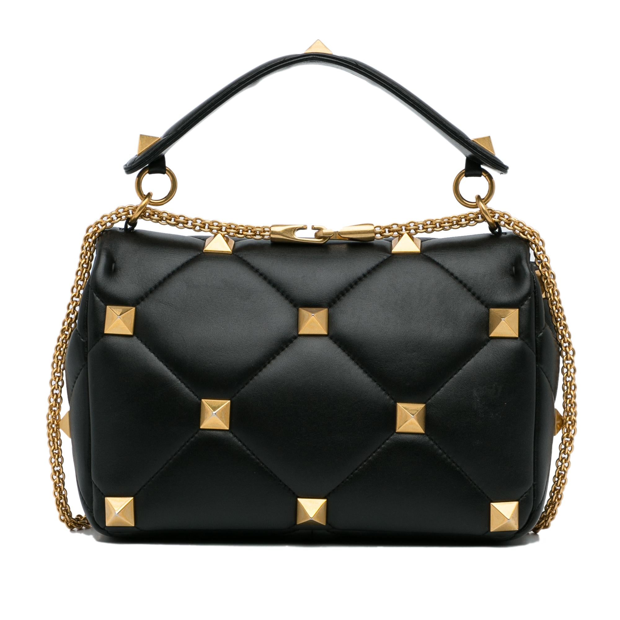 Valentino Medium Roman Stud Satchel (SHG-9j0xwi)