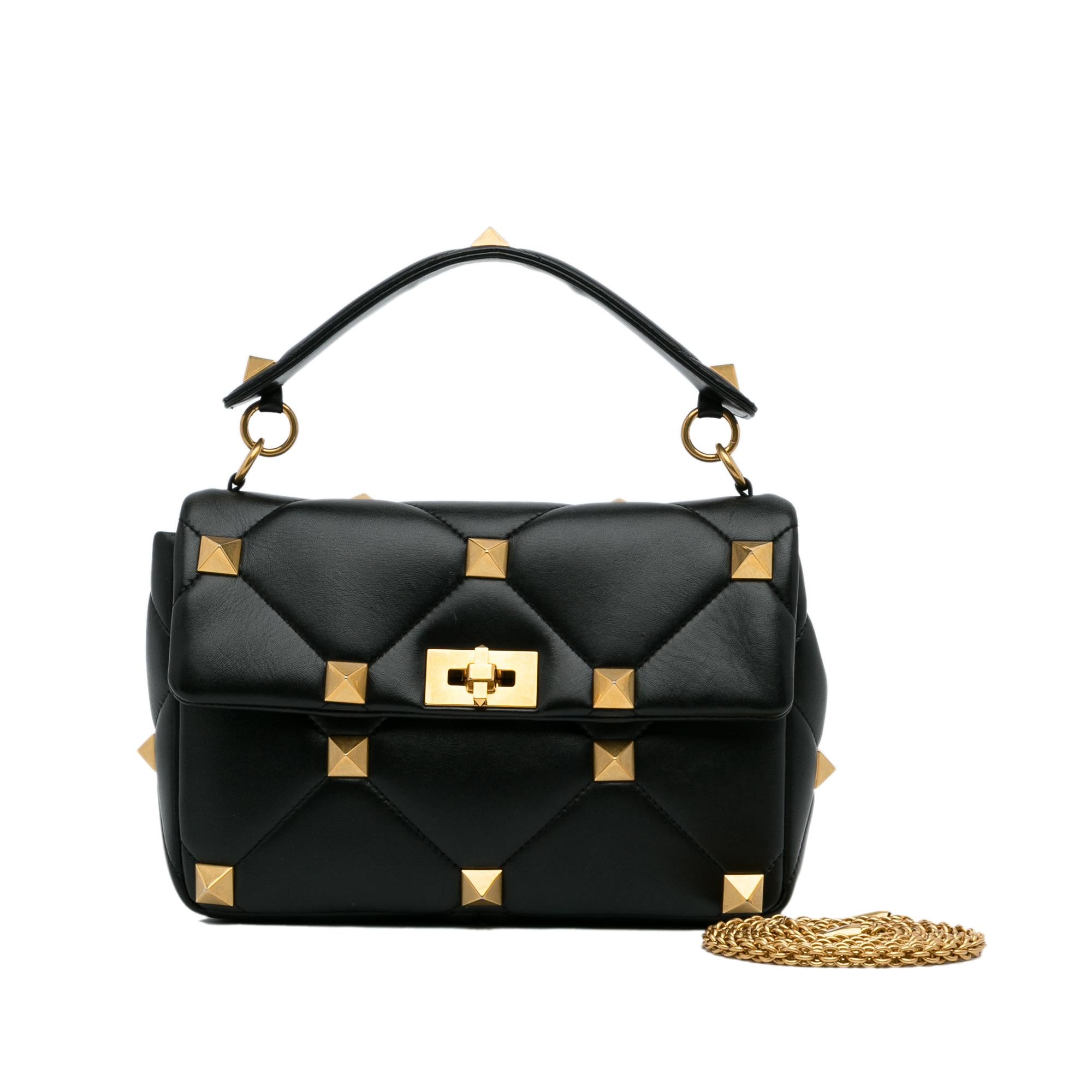 Valentino Medium Roman Stud Satchel (SHG-9j0xwi)