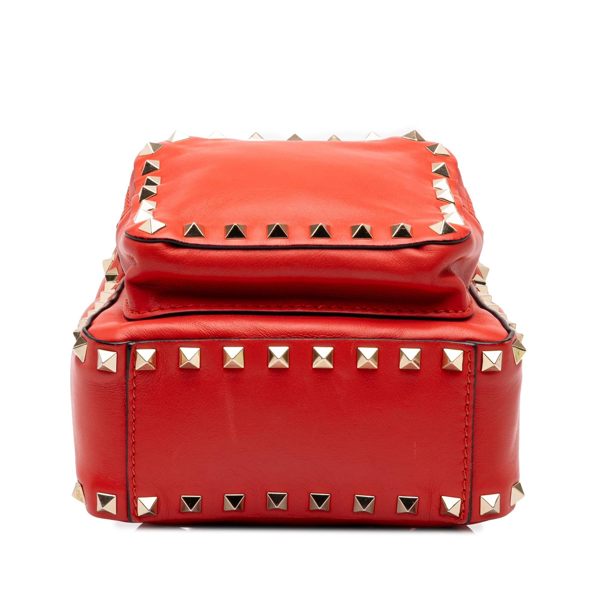 Valentino Mini Calfskin Rockstud Backpack