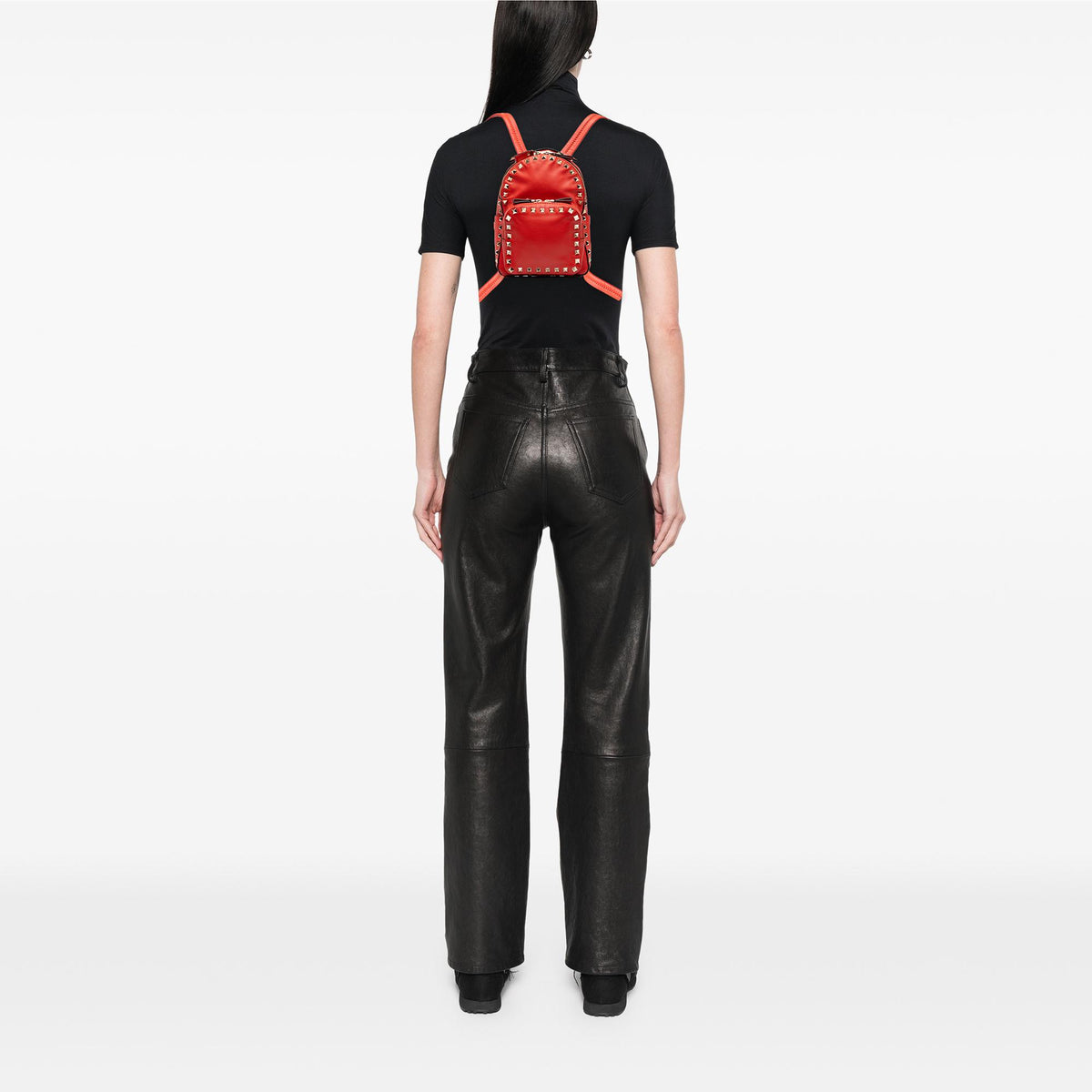 Valentino Mini Calfskin Rockstud Backpack