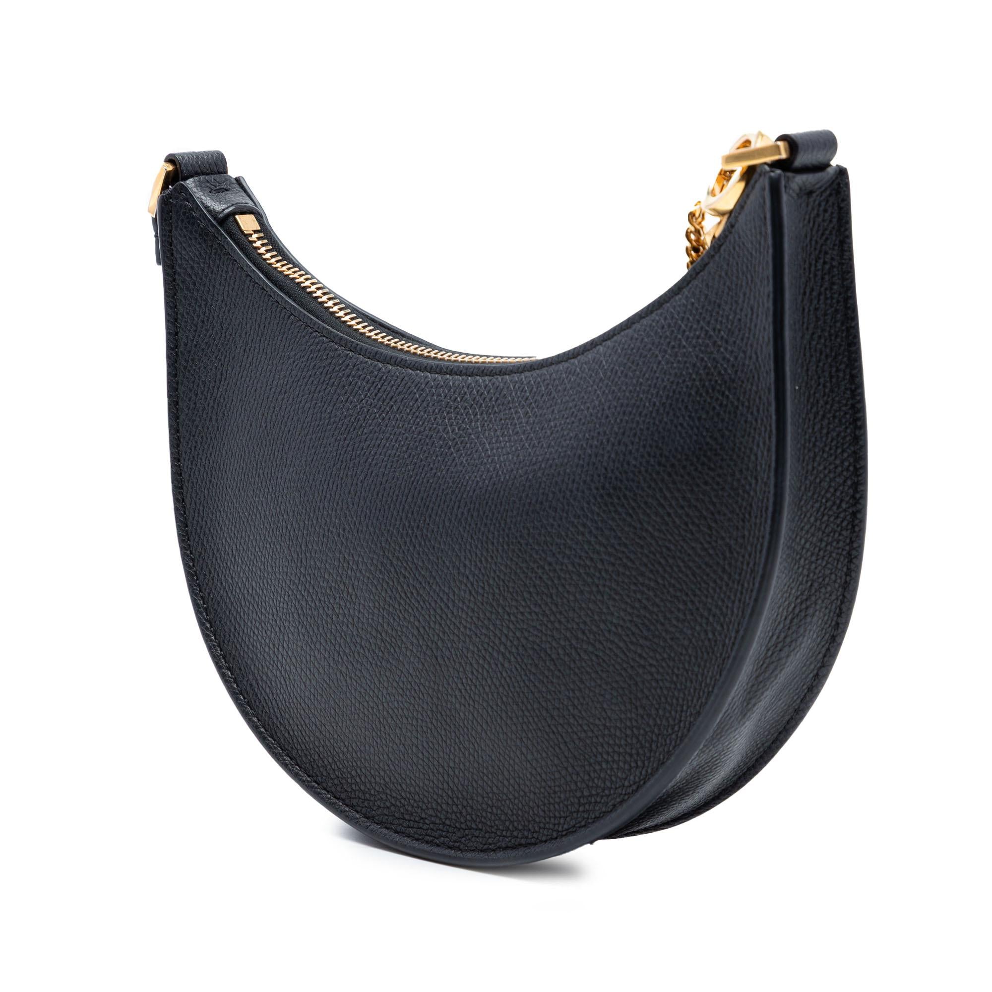 Valentino Mini Grainy Calfskin VLogo Hobo