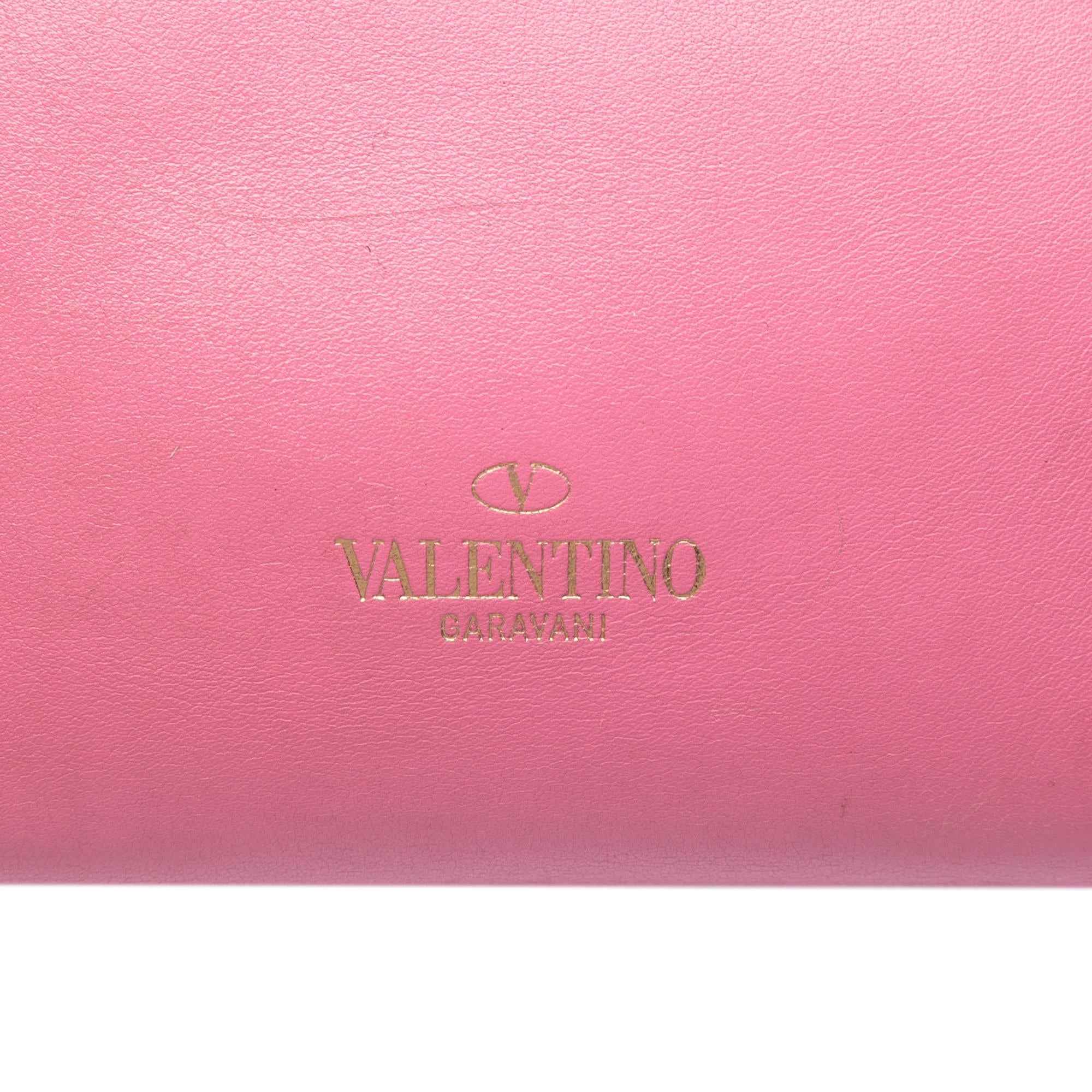 Valentino Mini Leather Rockstud Double Handle Tote