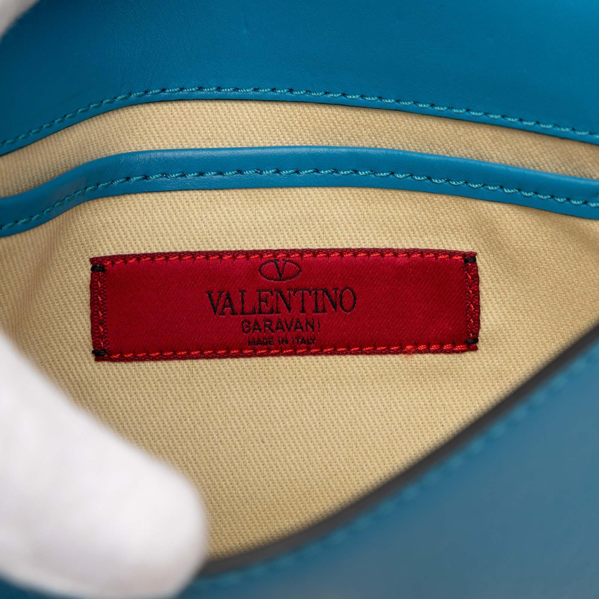 Valentino Mini Leather Rockstud Flap Crossbody