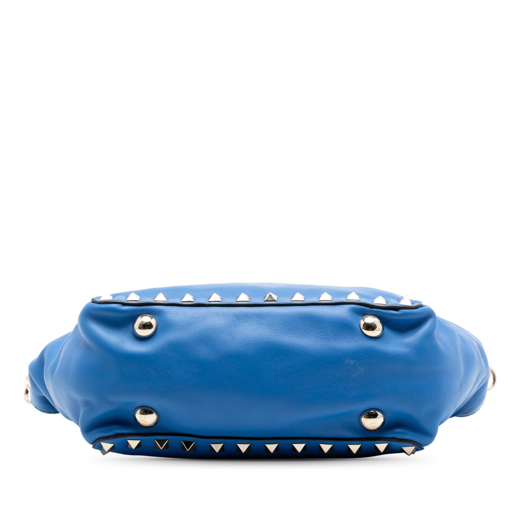 Valentino Mini Leather Rockstud Trapeze Satchel