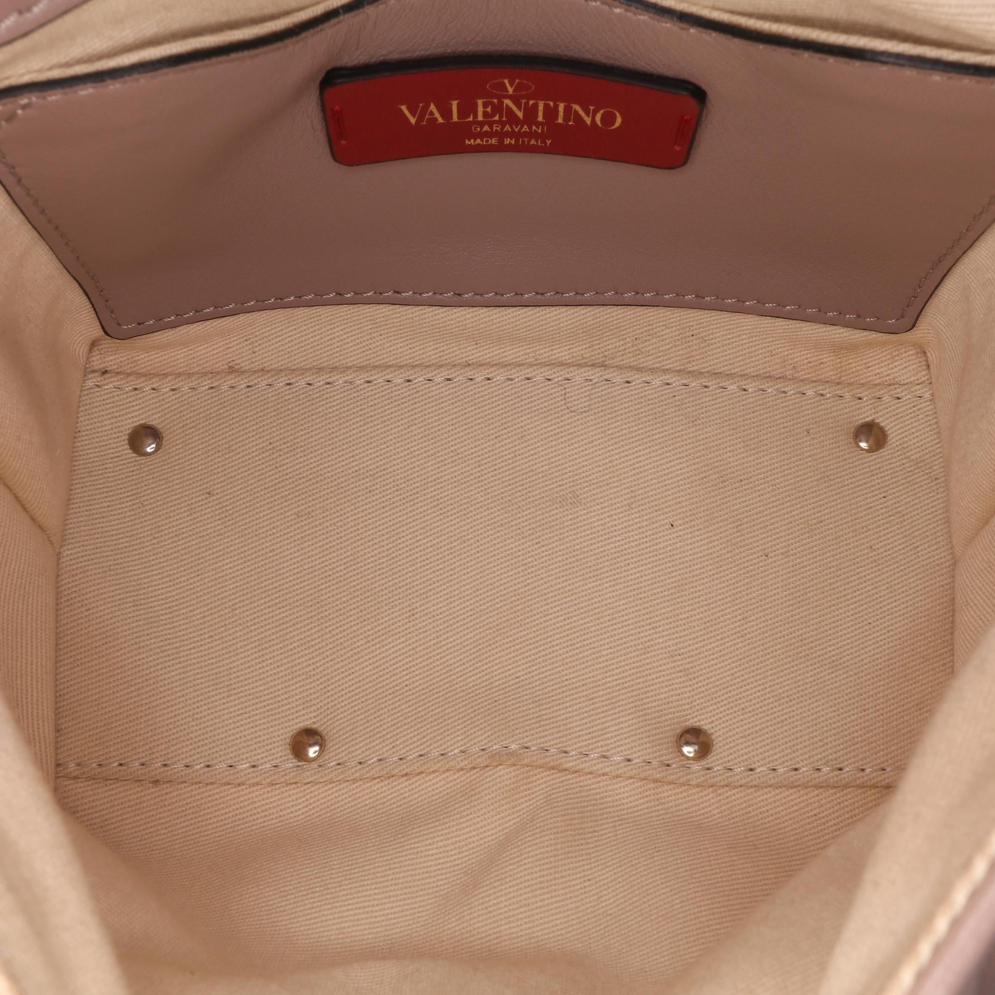 Valentino Mini Nappa Candystud Top Handle Bag