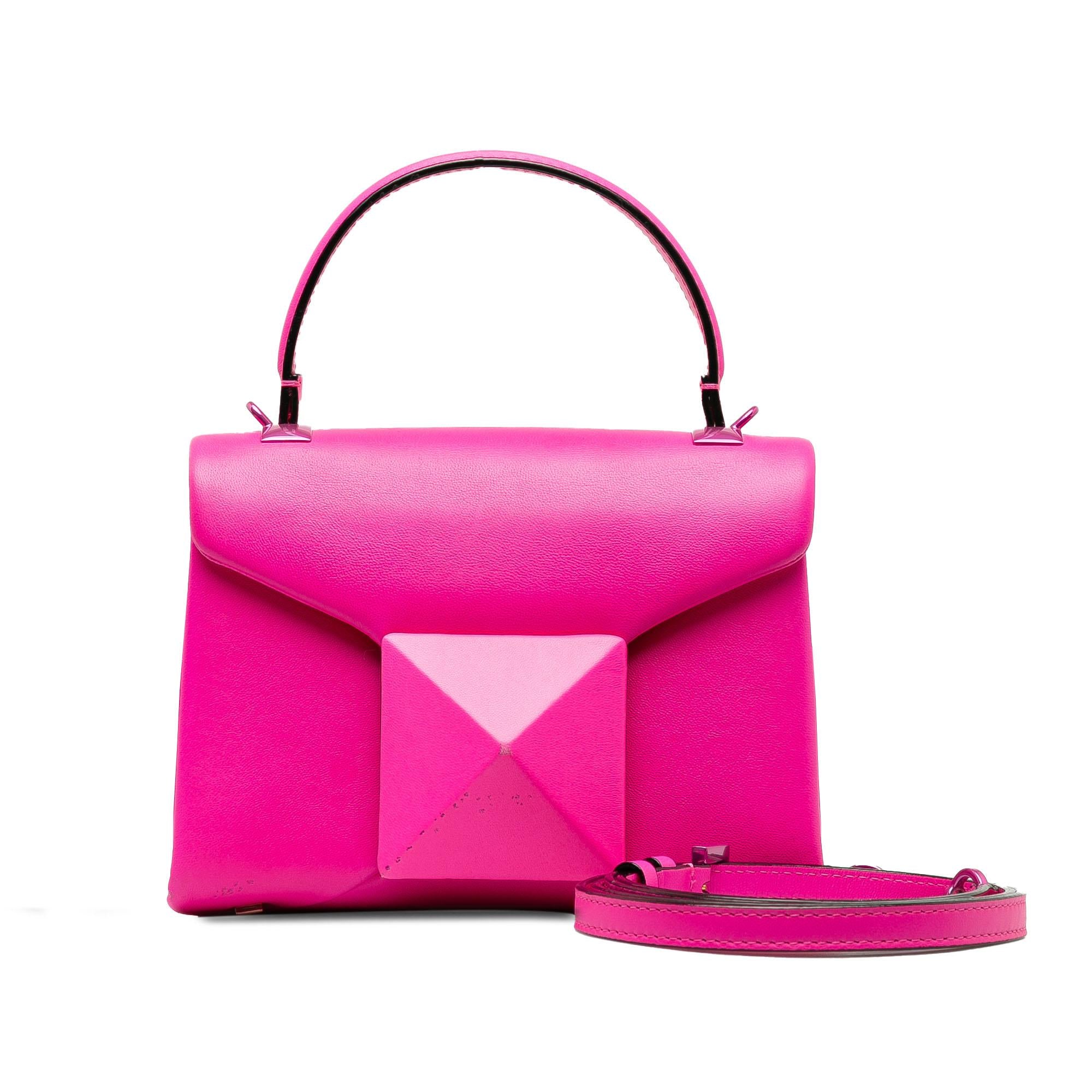 Valentino Mini One Stud Satchel (SHG-rtME3w)