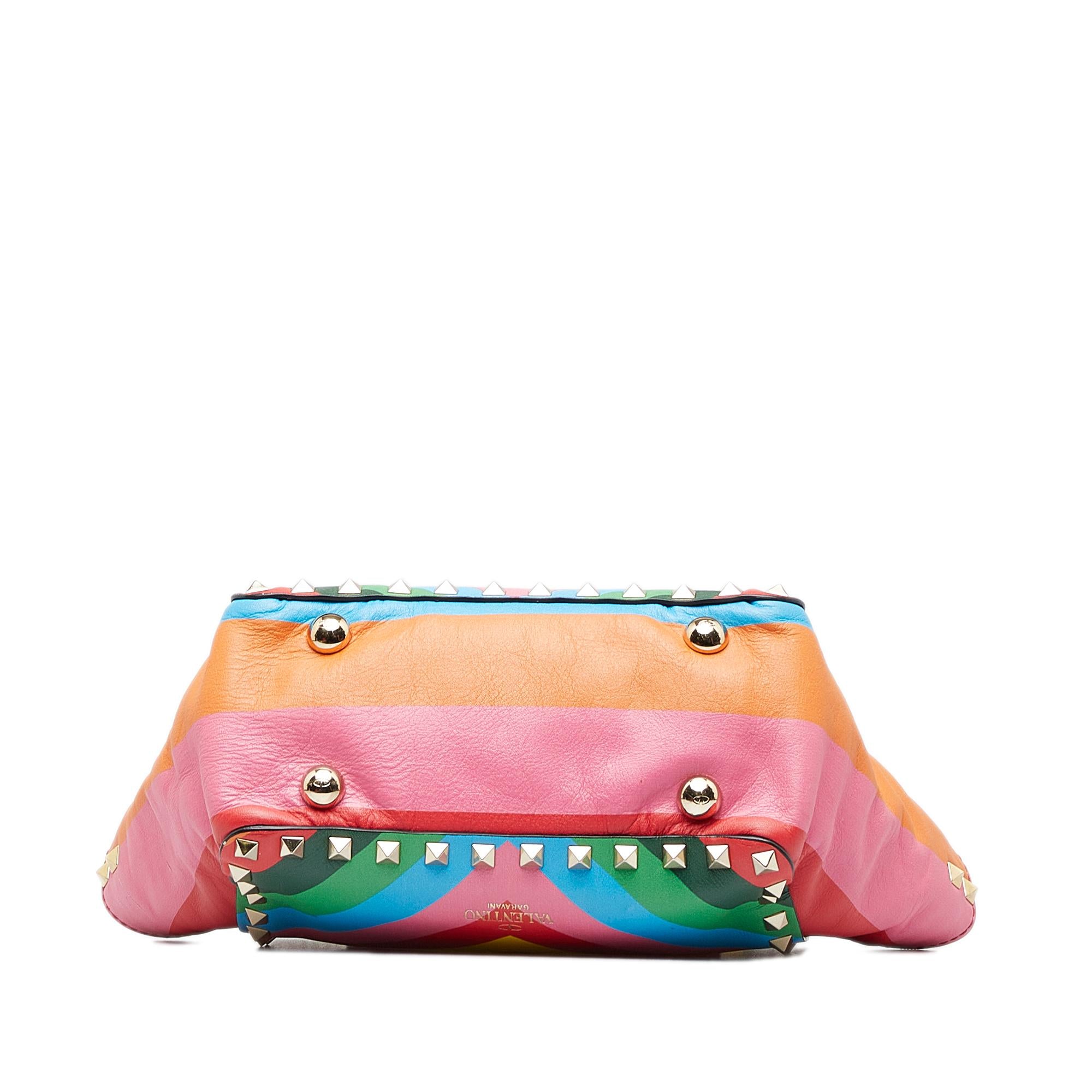 Valentino Mini Rockstud Rainbow Satchel (SHG-nmwp6g)