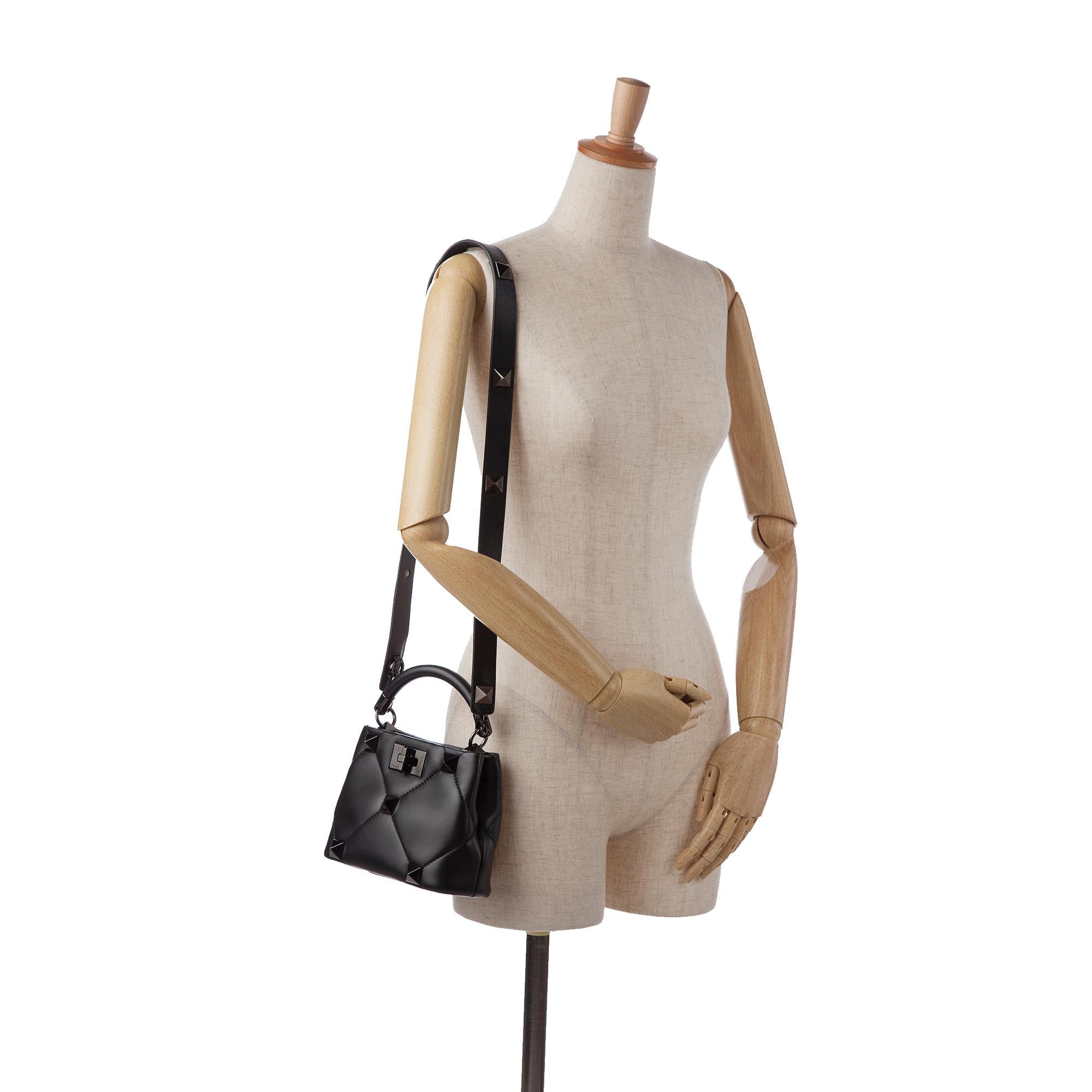 Valentino Mini Roman Stud Satchel (SHG-lgXVqX)