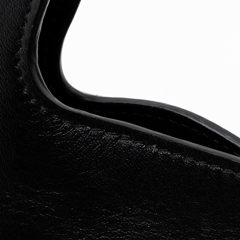 Valentino Nappa Leather Atelier 04 Rouches Edition Ruffle Small Hobo (SHF-22179)