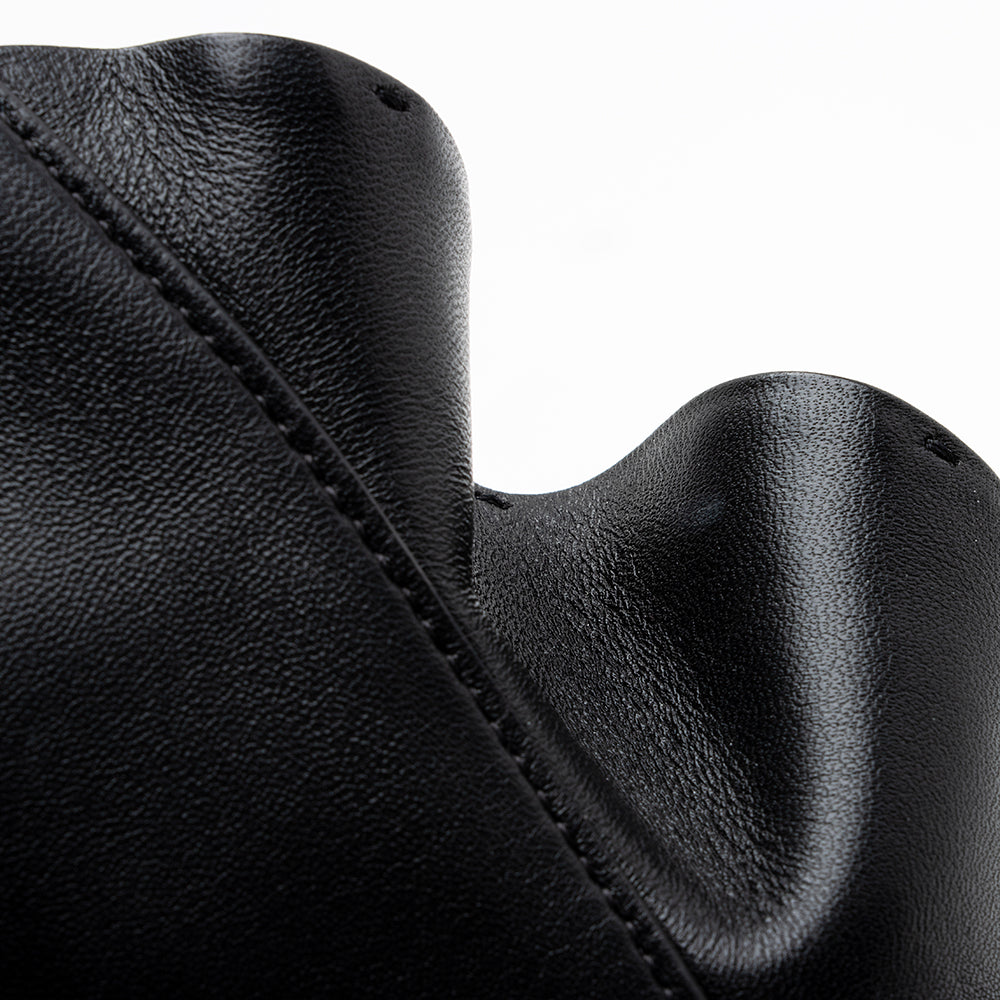 Valentino Nappa Leather Atelier 04 Rouches Edition Ruffle Small Hobo (SHF-22179)