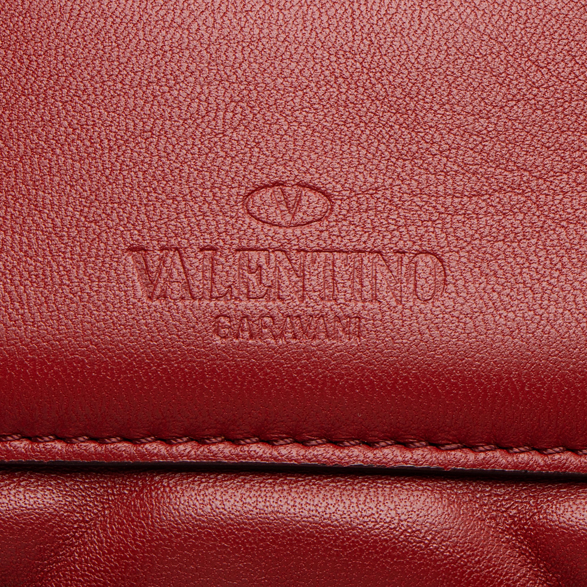 Valentino Nappa Leather Candystud Mini Top Handle