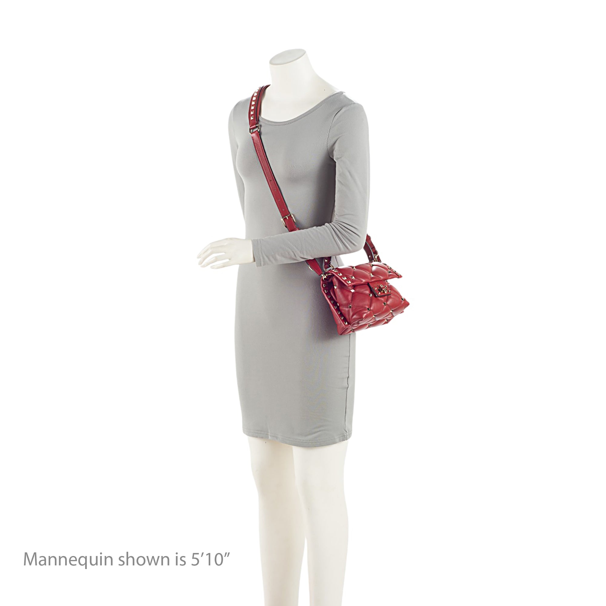 Valentino Nappa Leather Candystud Mini Top Handle