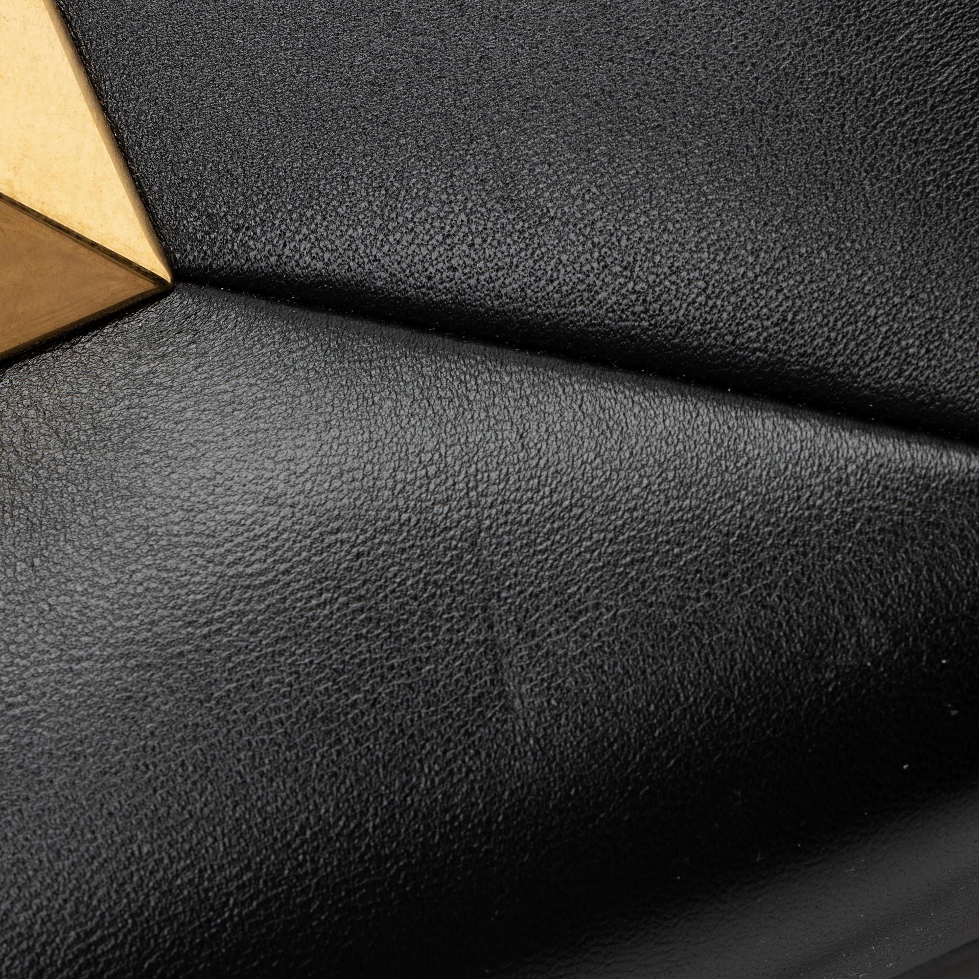 Valentino Nappa Leather One Stud Small Tote (SHF-22201)