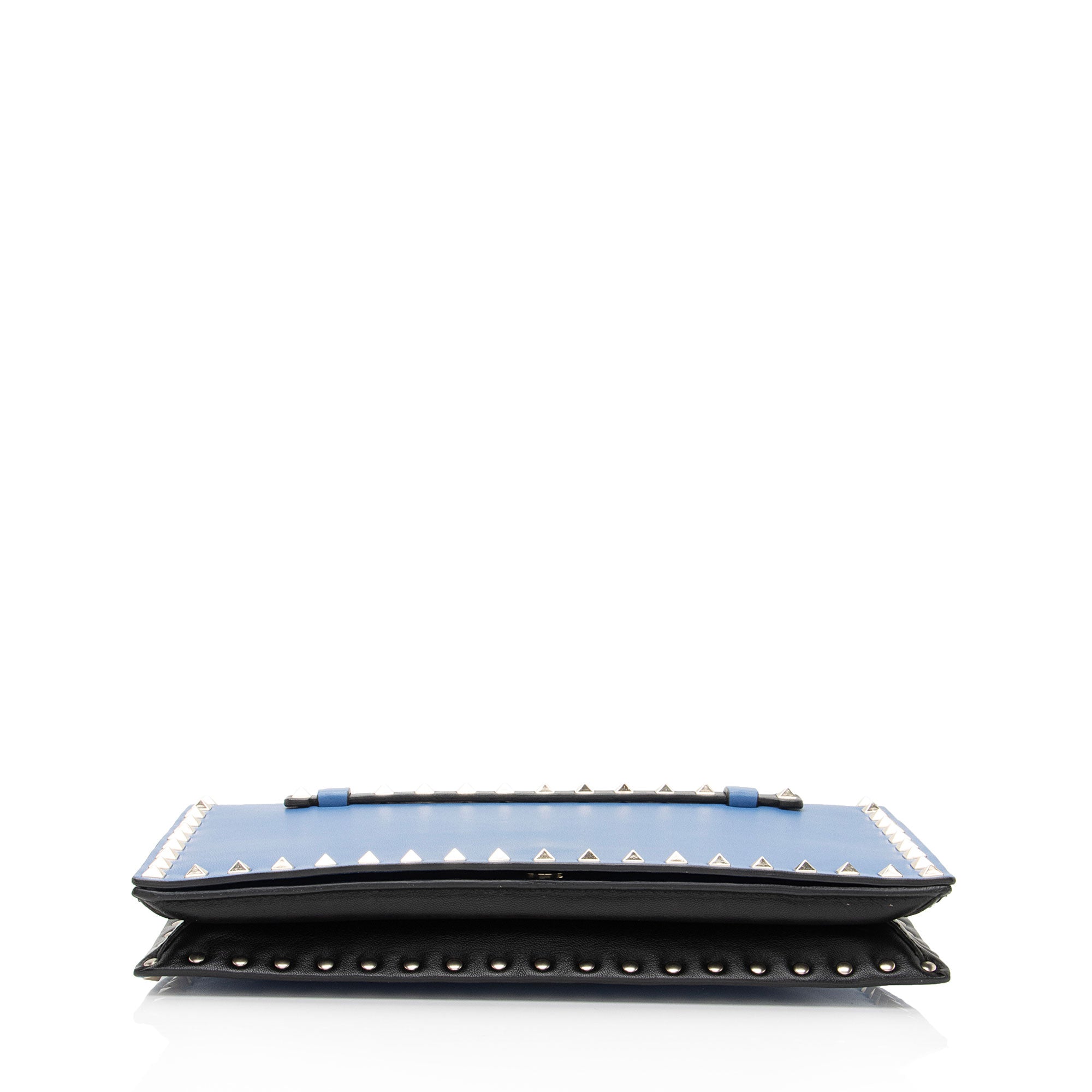 Valentino Nappa Leather Rockstud Clutch (SHF-OZj4Np)