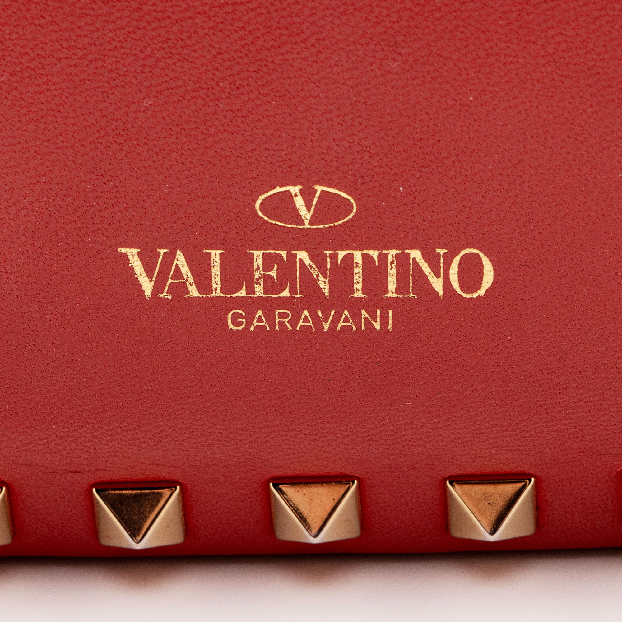 Valentino Nappa Leather Rockstud Clutch (SHF-yg8XLj)