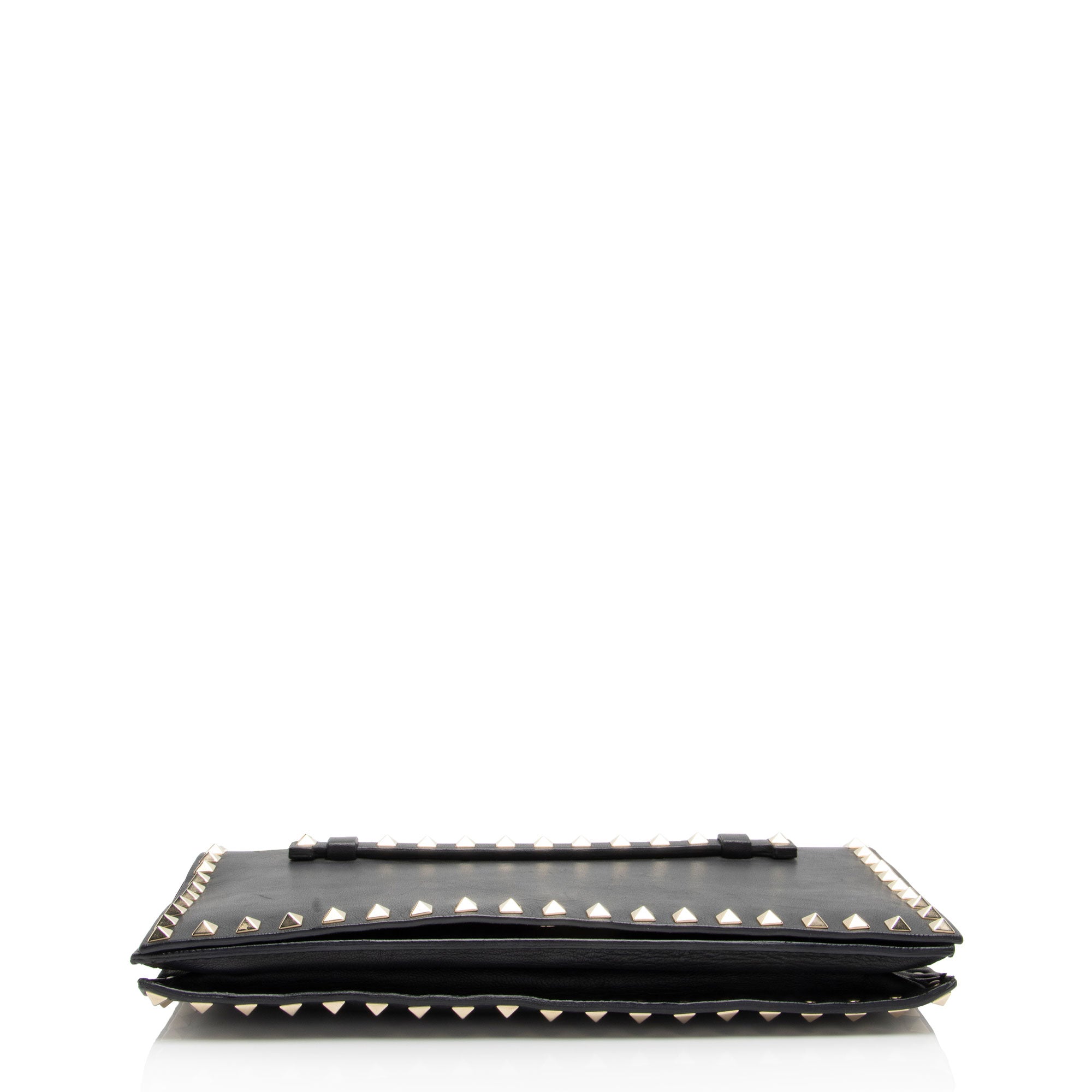 Valentino Nappa Leather Rockstud Clutch (SHF-RoJnJH)