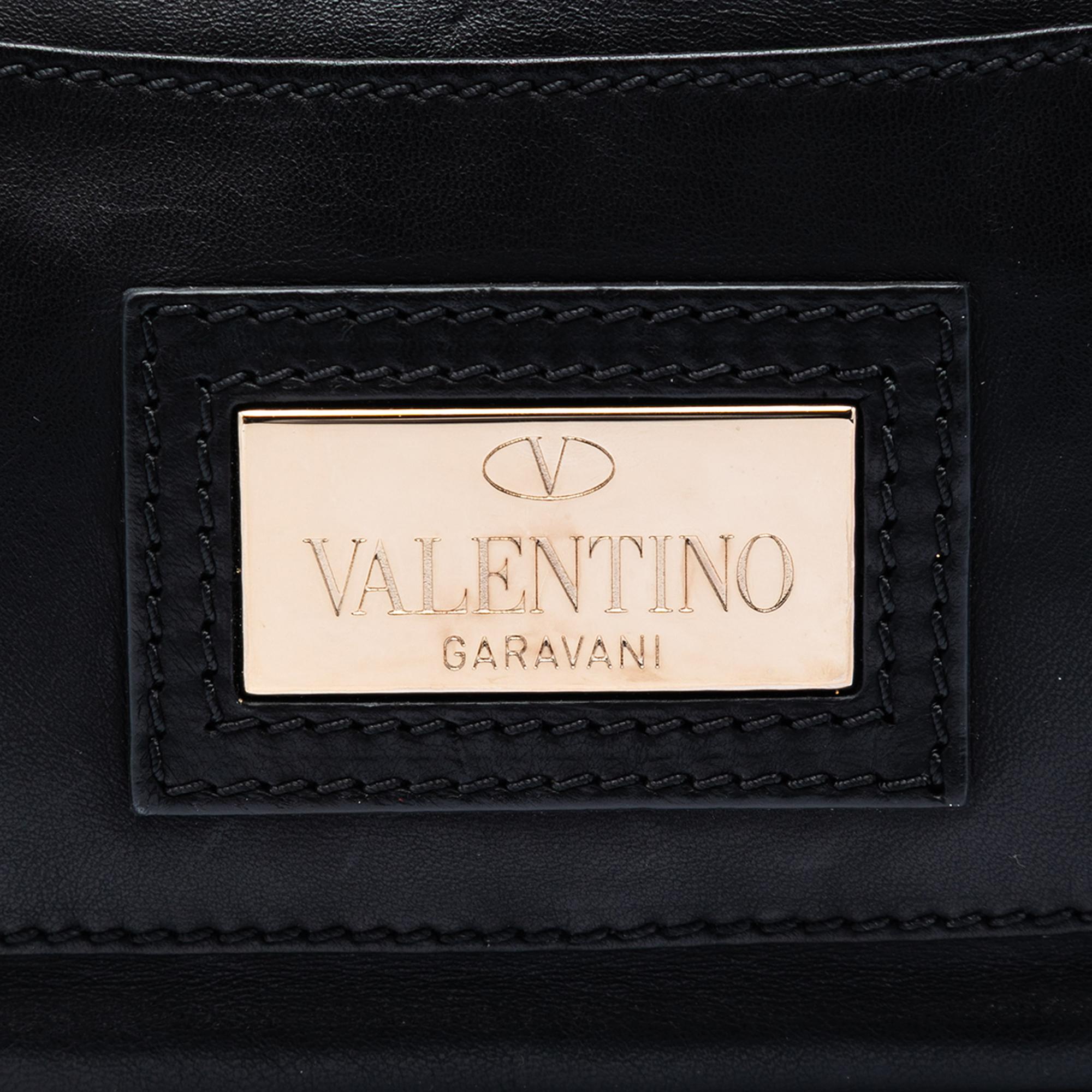 Valentino Nappa Petale Rose Shoulder Bag