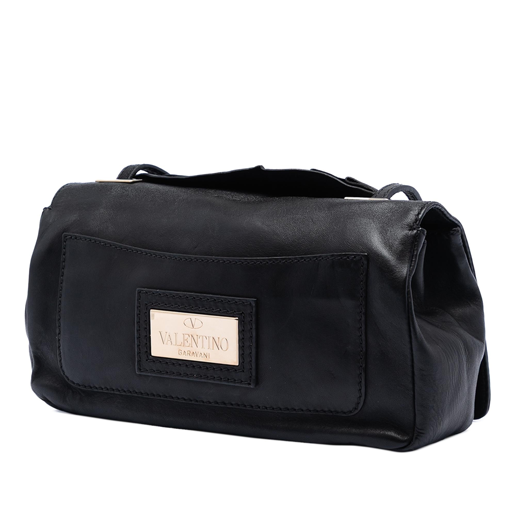 Valentino Nappa Petale Rose Shoulder Bag