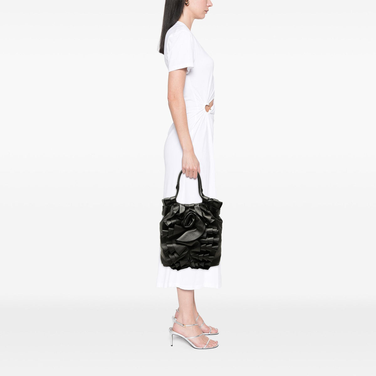 Valentino Nappa Petale Rose Tote
