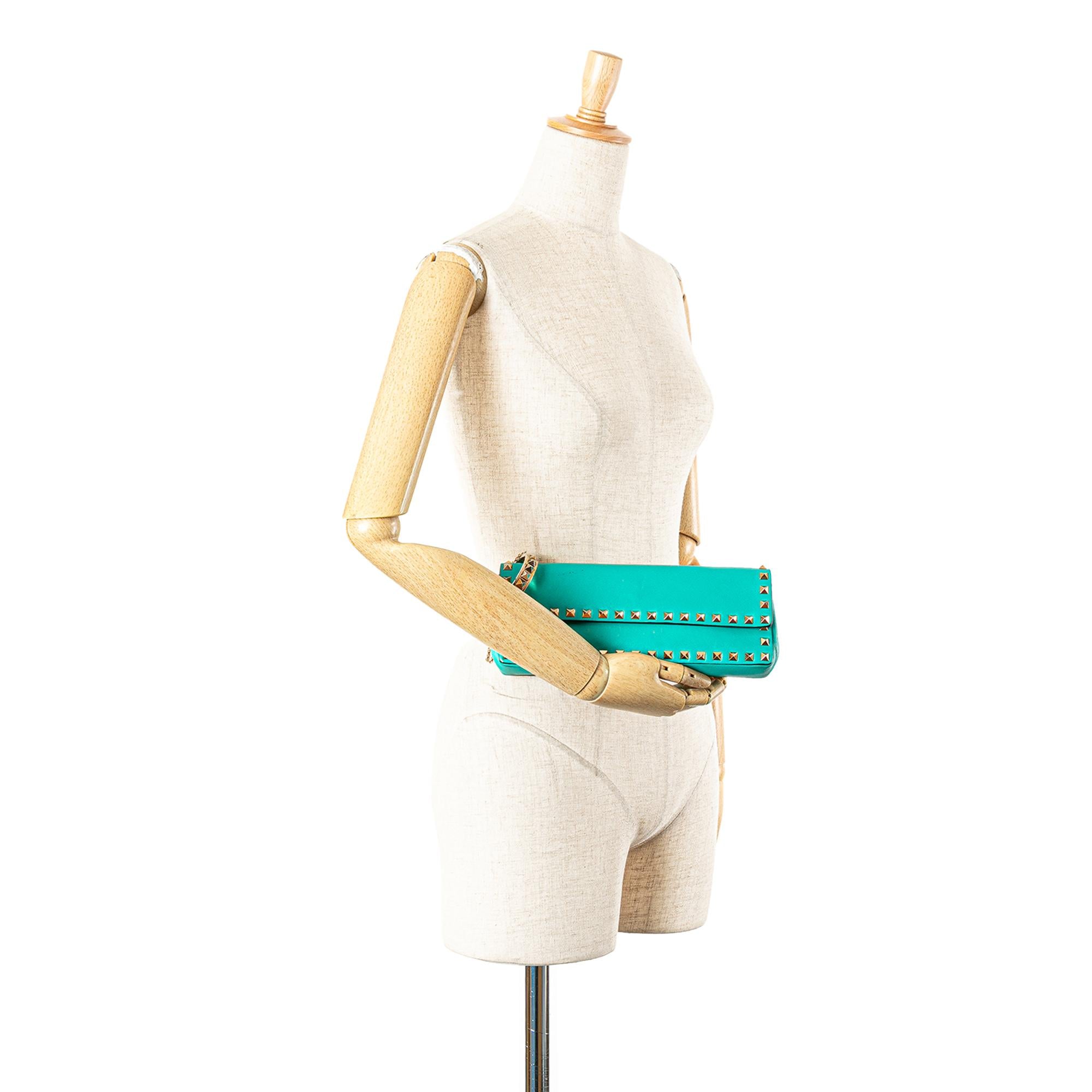 Valentino Nappa Rockstud Bangle Clutch