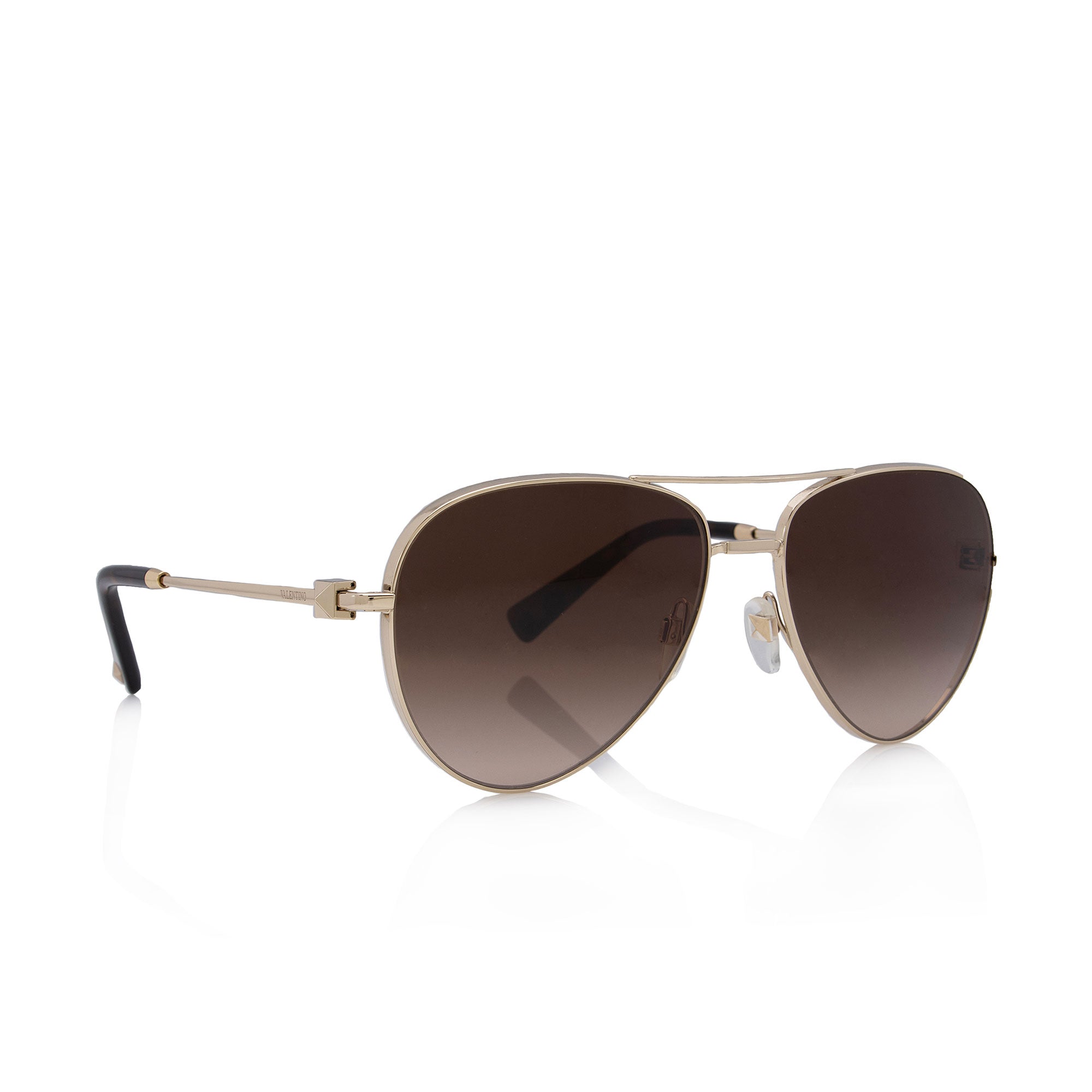 Valentino Rockstud Aviator Sunglasses (SHF-yIjzPS)