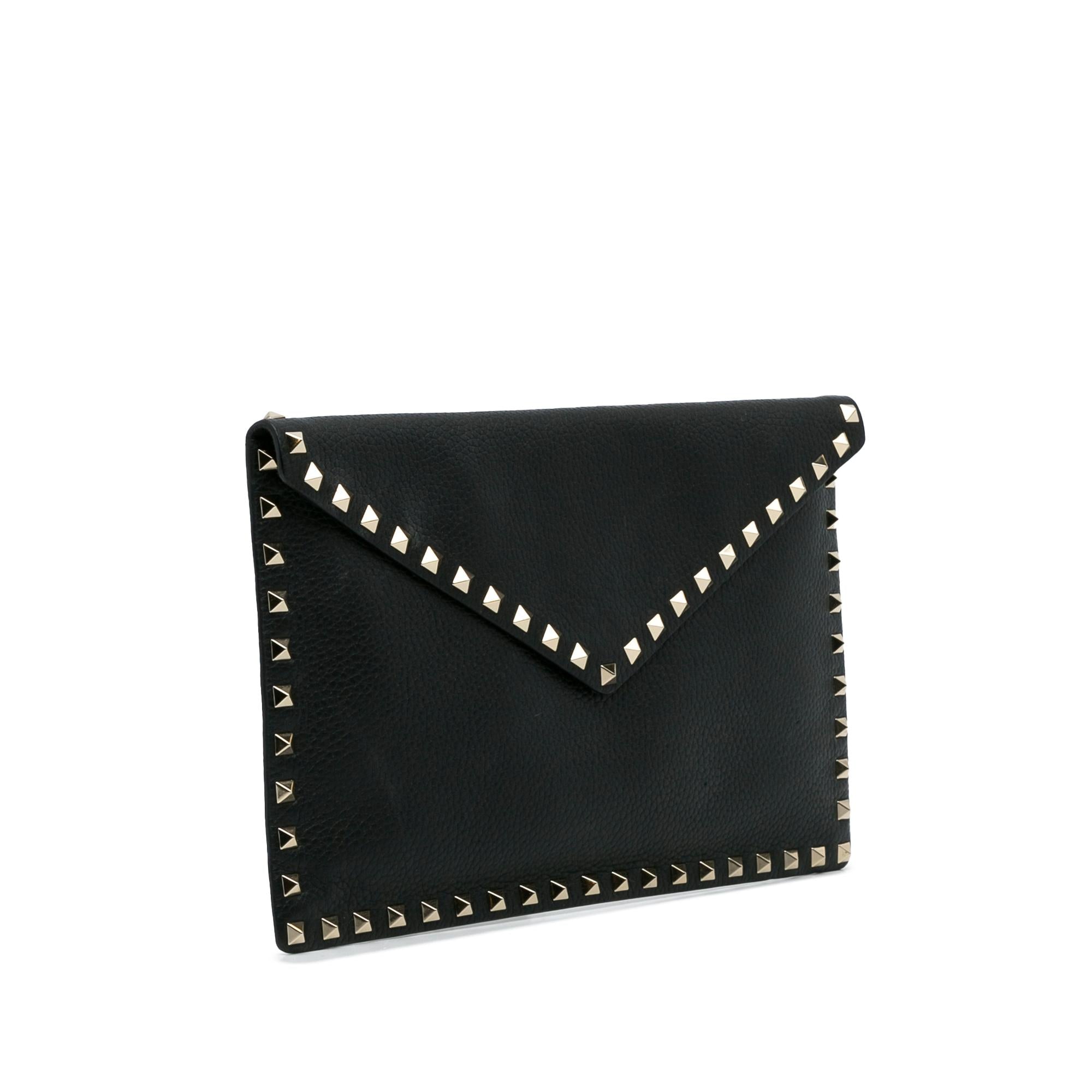 Valentino Rockstud Envelope Clutch (SHG-WRYlo8)