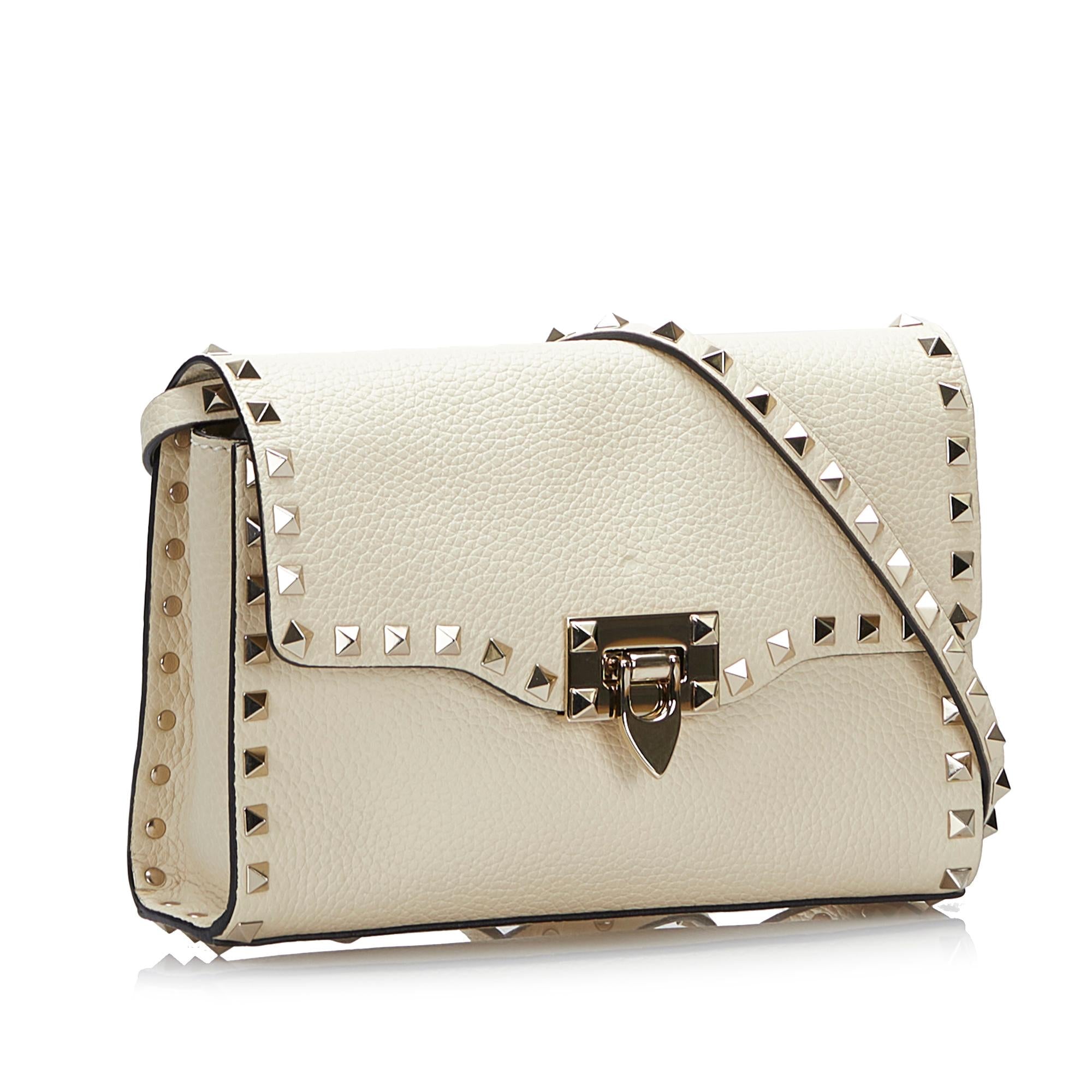 Valentino Rockstud Flap Crossbody Bag (SHG-Ni0PK2)