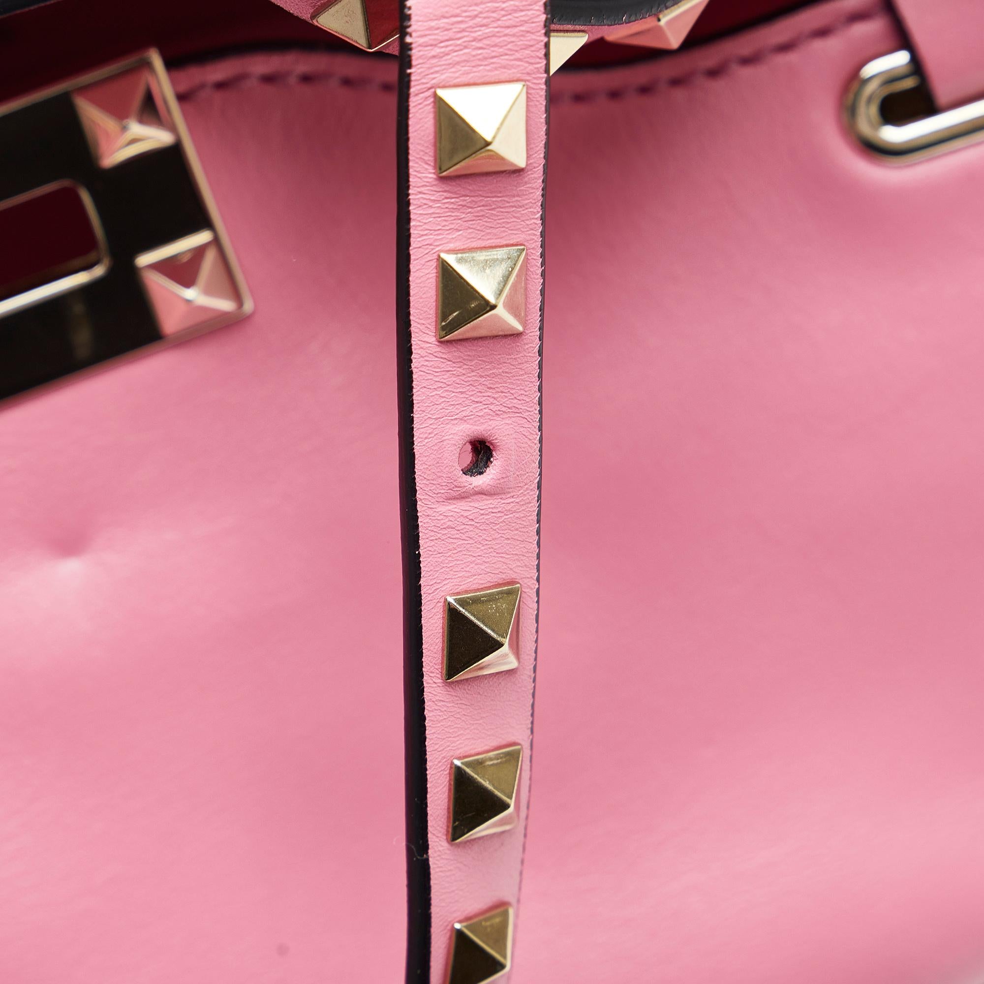 Valentino Rockstud Leather Satchel (SHG-KXZFp9)