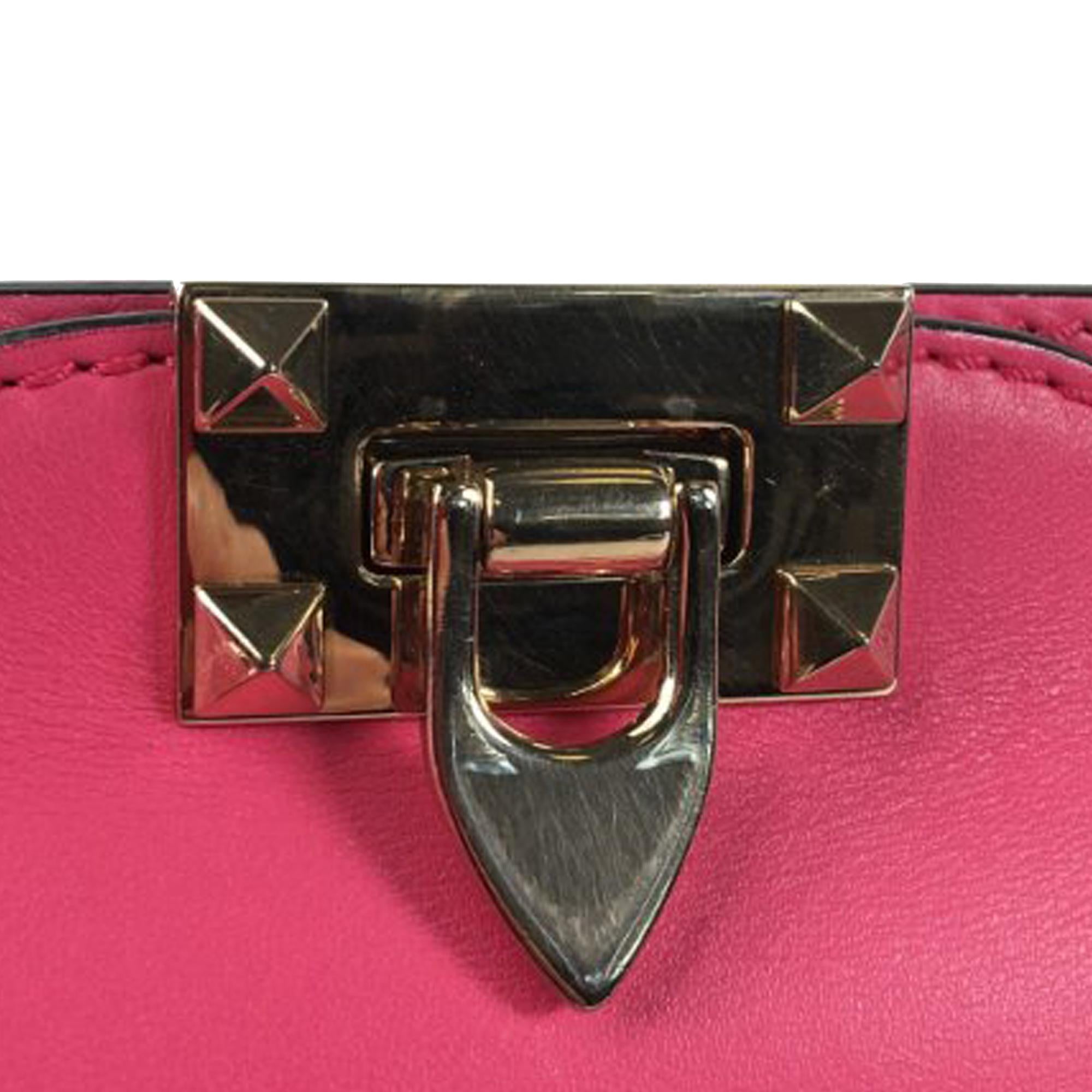 Valentino Rockstud Leather Satchel (SHG-C0c2Xn)