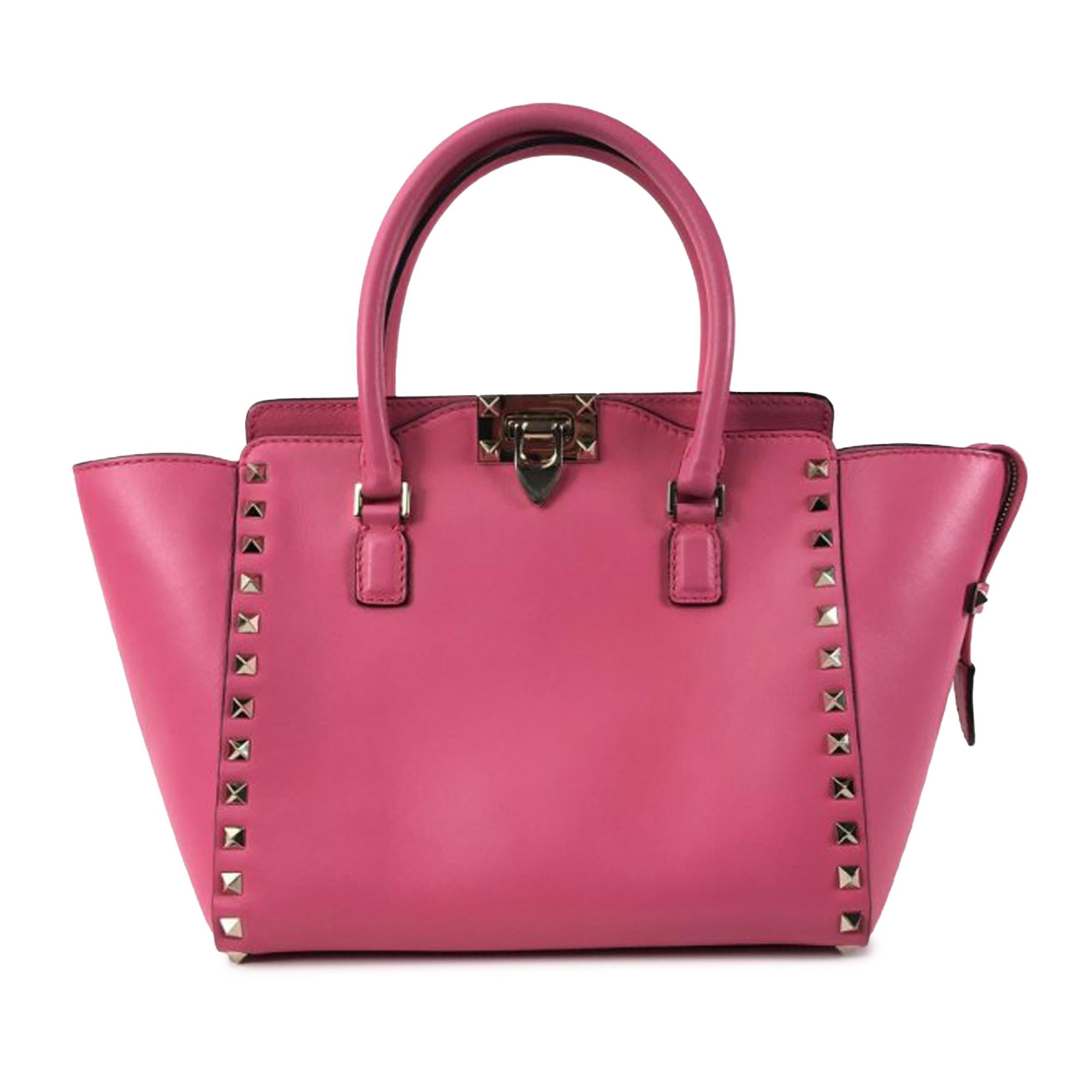 Valentino Rockstud Leather Satchel (SHG-C0c2Xn)